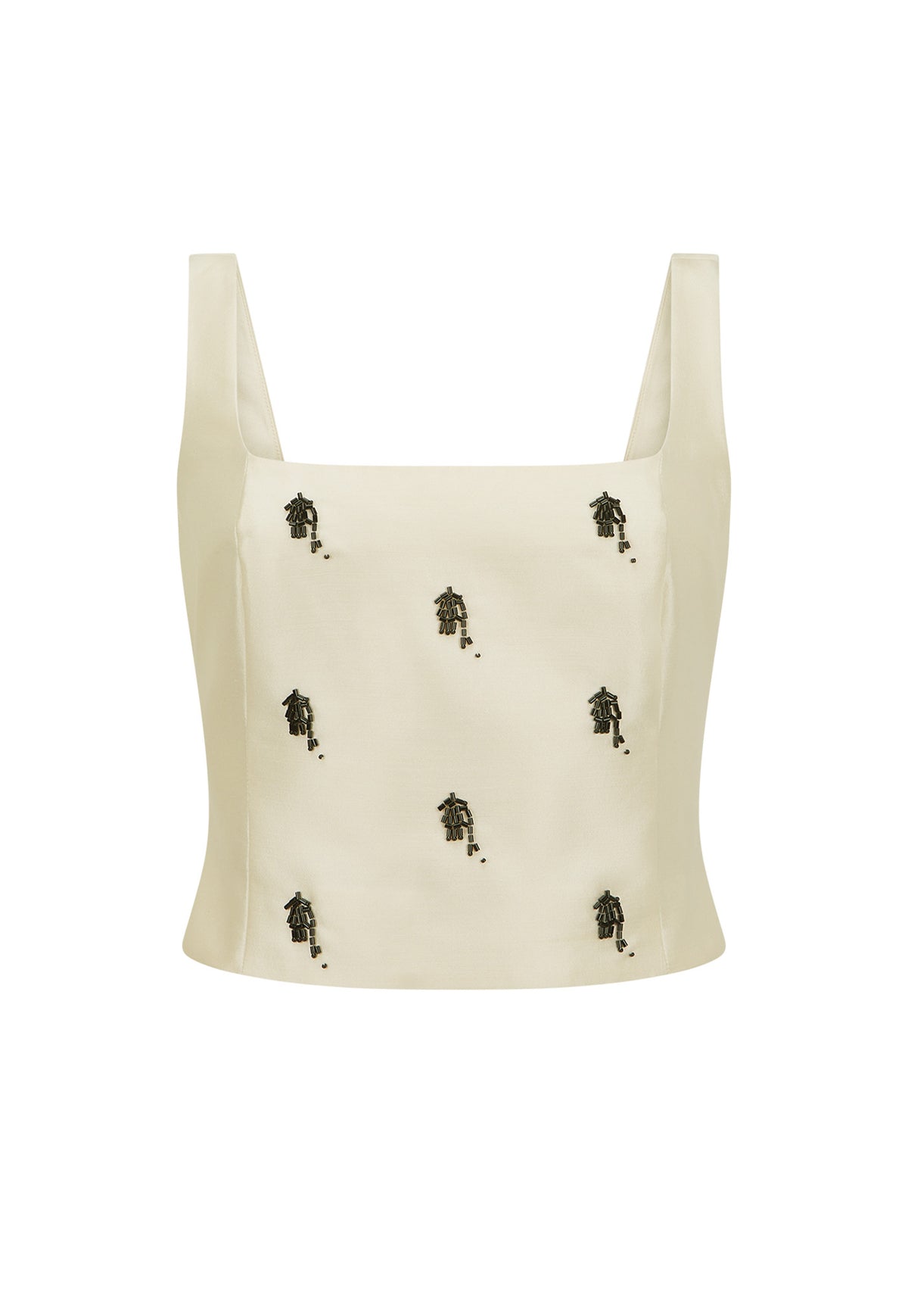 Isabella Top - Beaded Cream