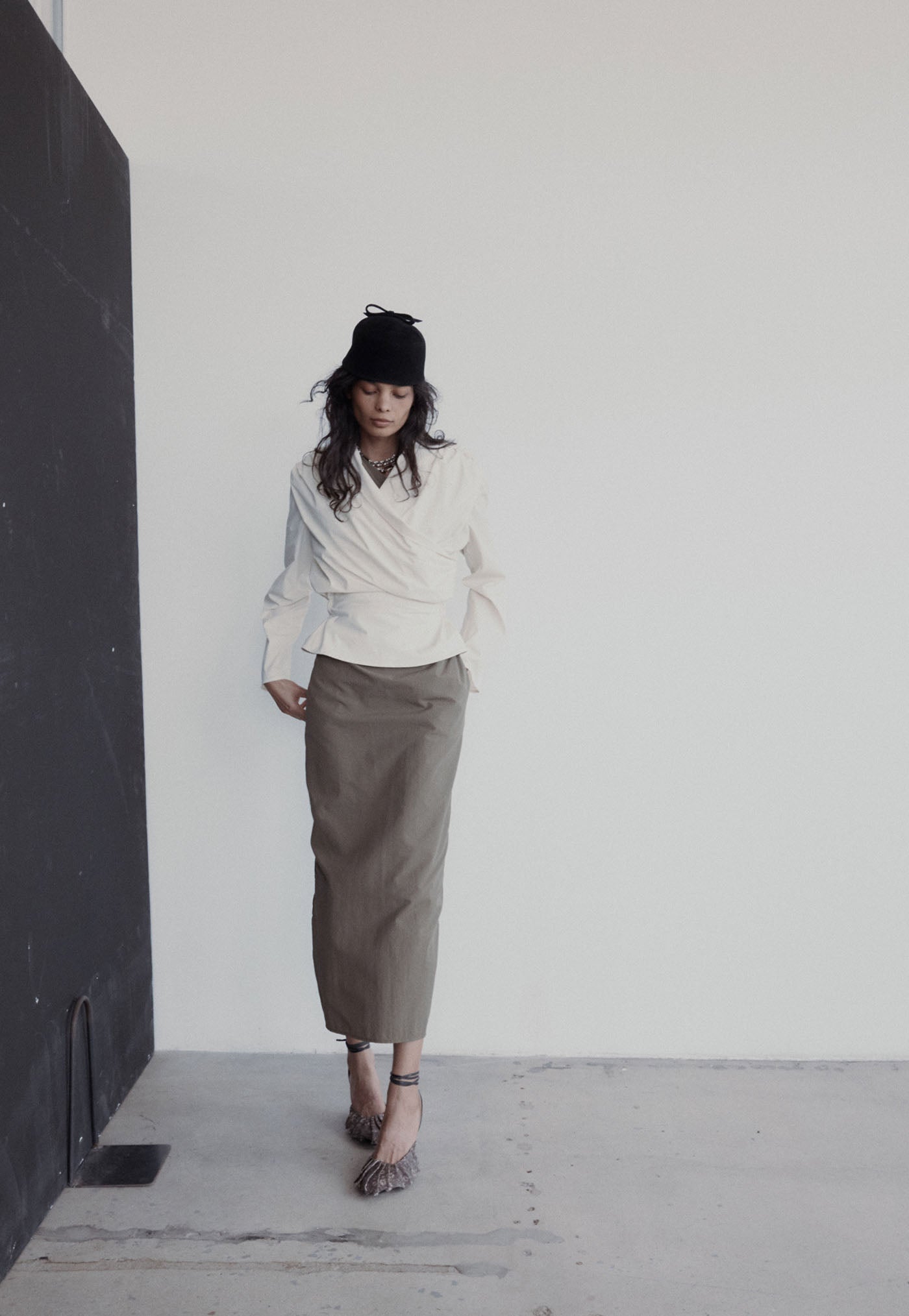 Long Sleeve Chaimberlain Top - Vanilla