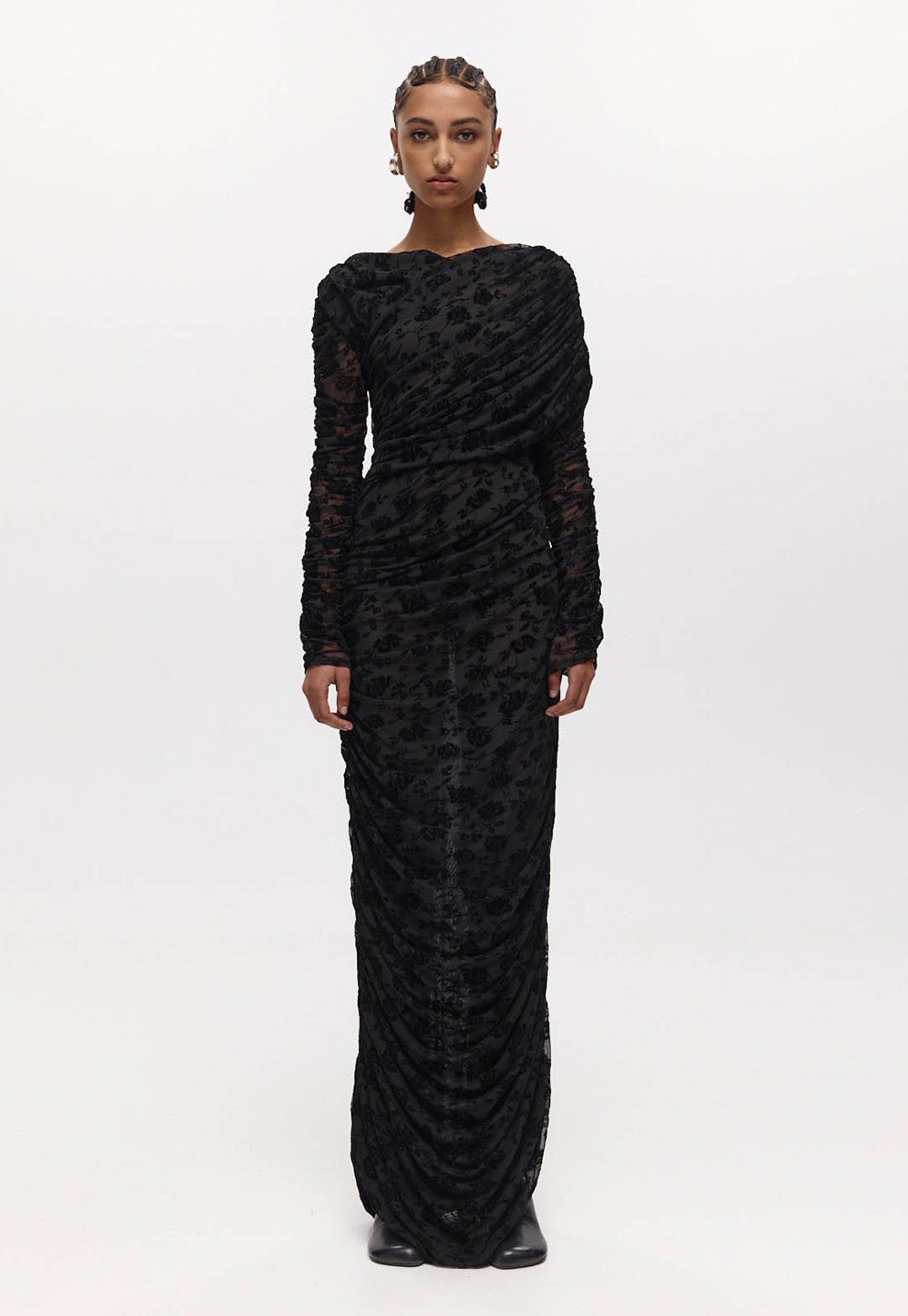 Rosie Wrap Dress - Black