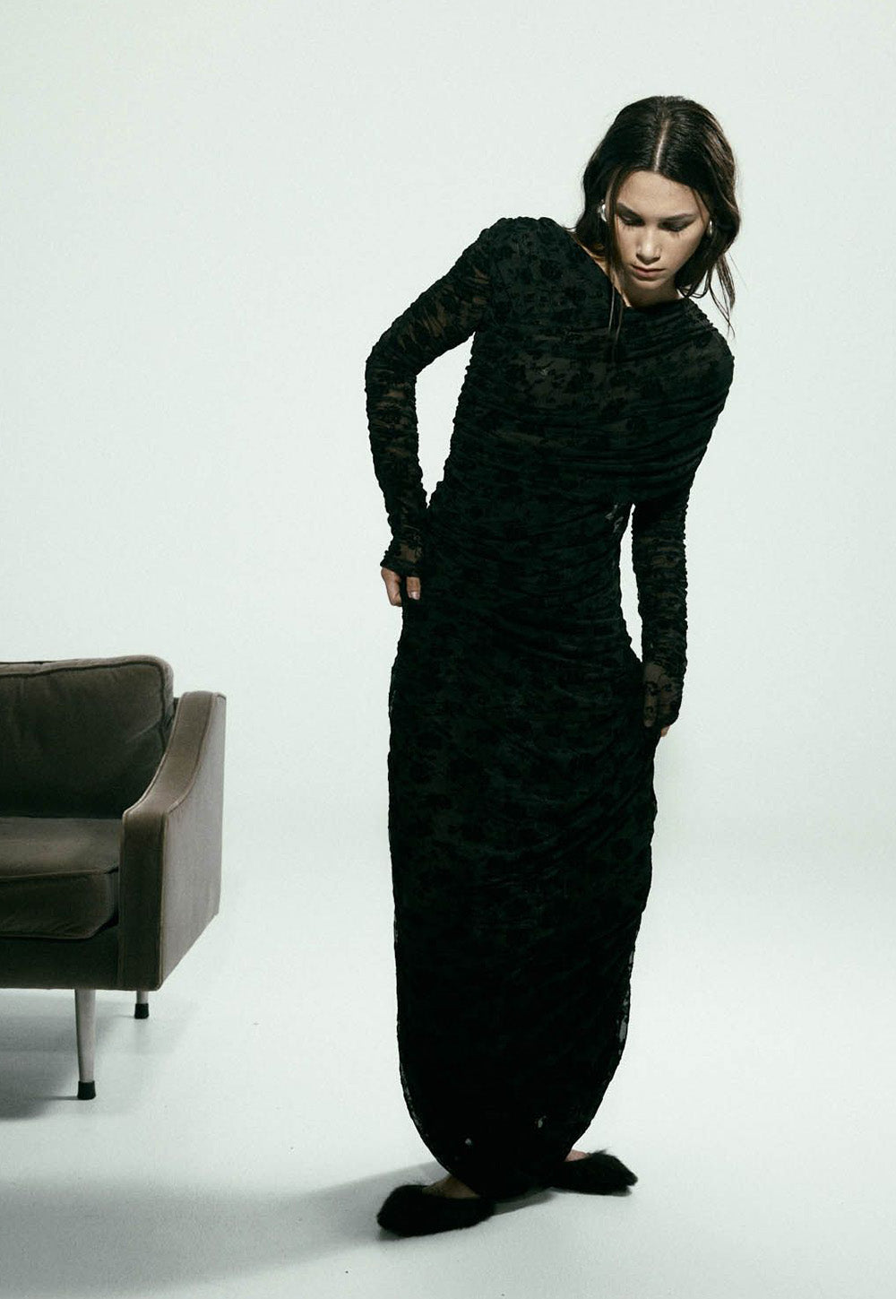 Rosie Wrap Dress - Black