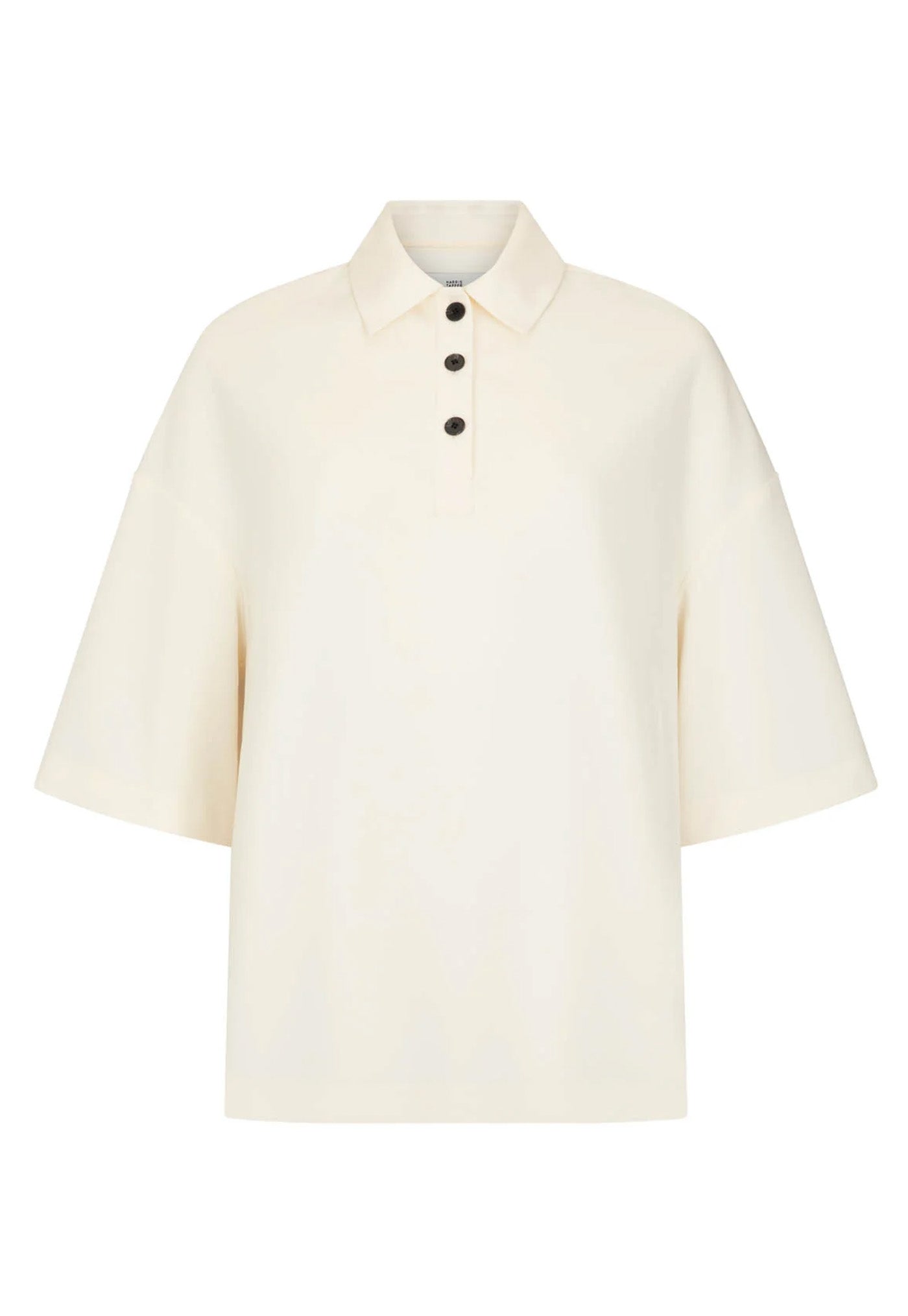 Short Sleeve Orwell Polo - Cream