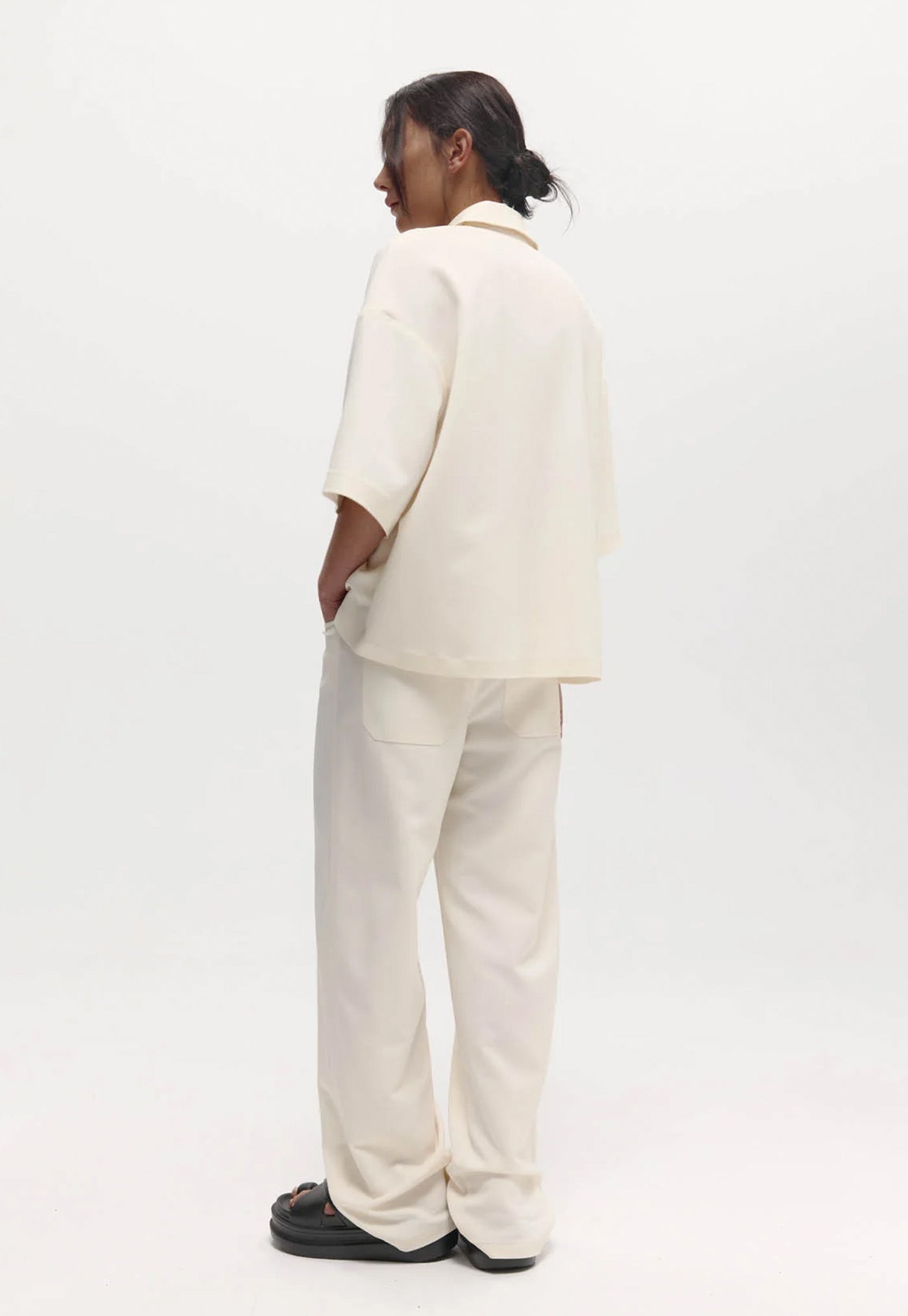 Short Sleeve Orwell Polo - Cream
