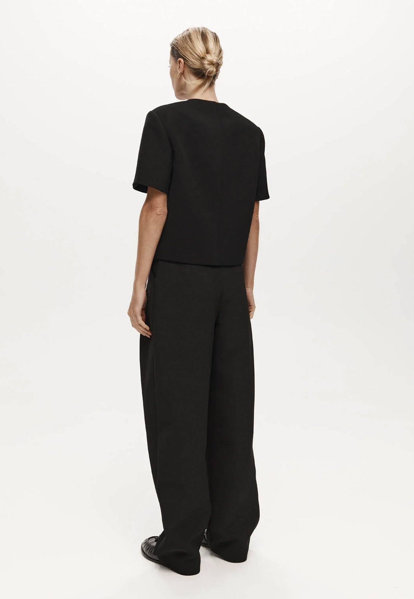 Short Sleeve Tilmens Jacket - Black
