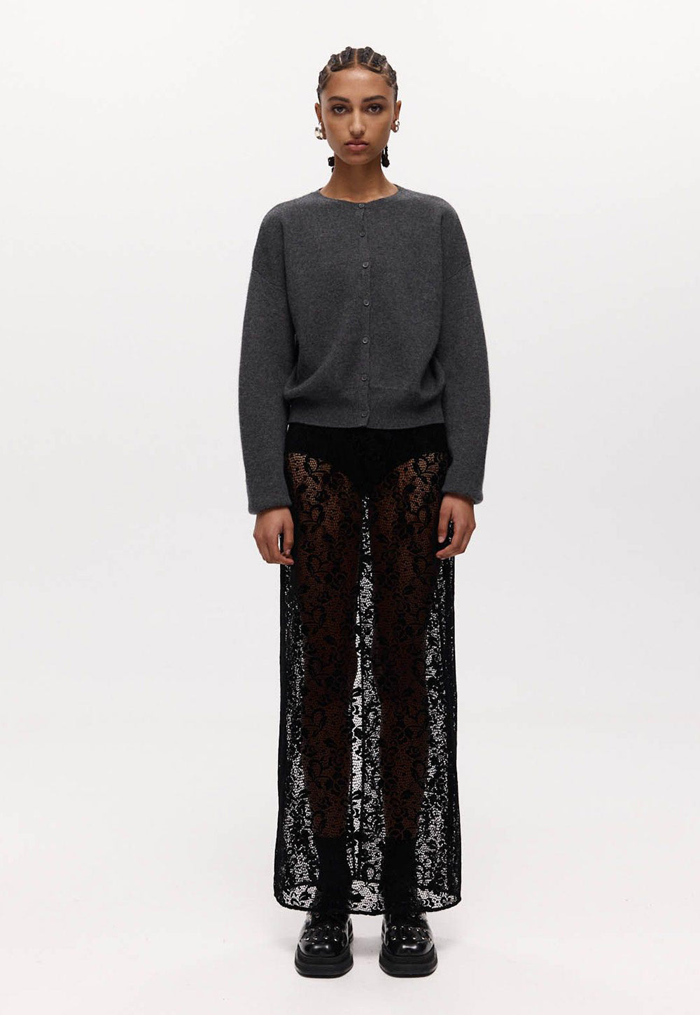 Tilda Skirt - Black Lace