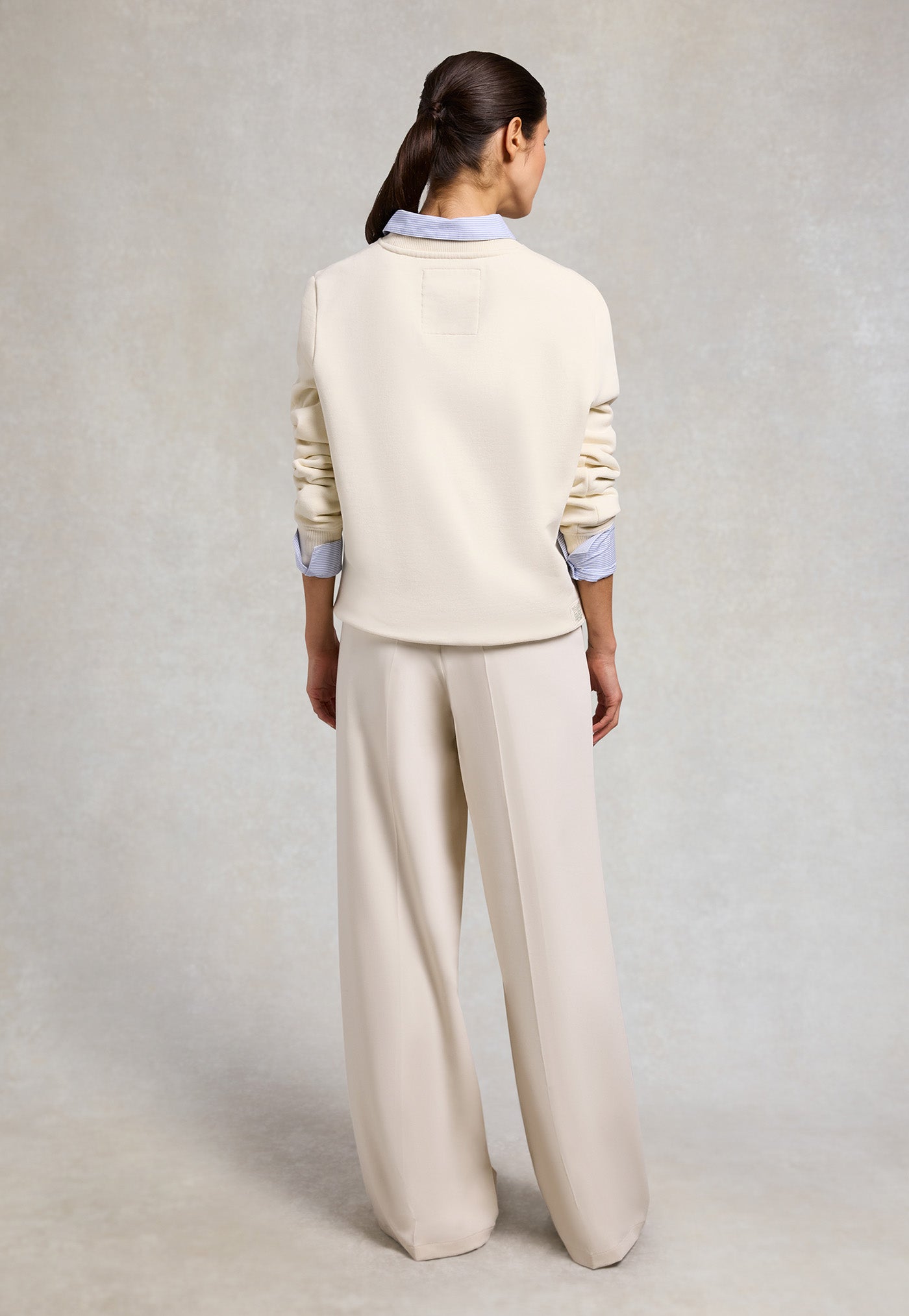 Appaloosa Crew Neck Sweat - Ecru