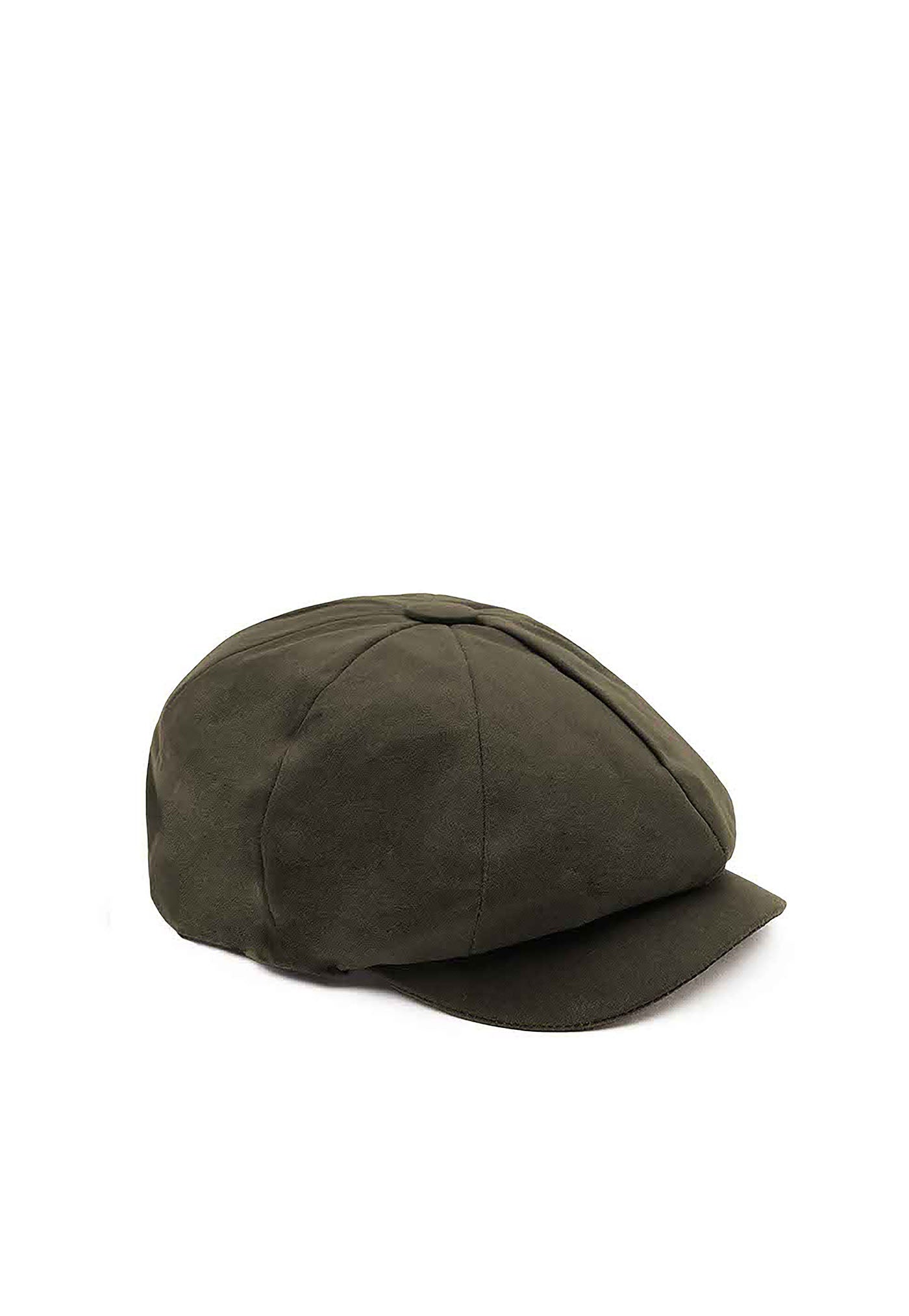 Baker Boy Tweed Cap - Green Wax