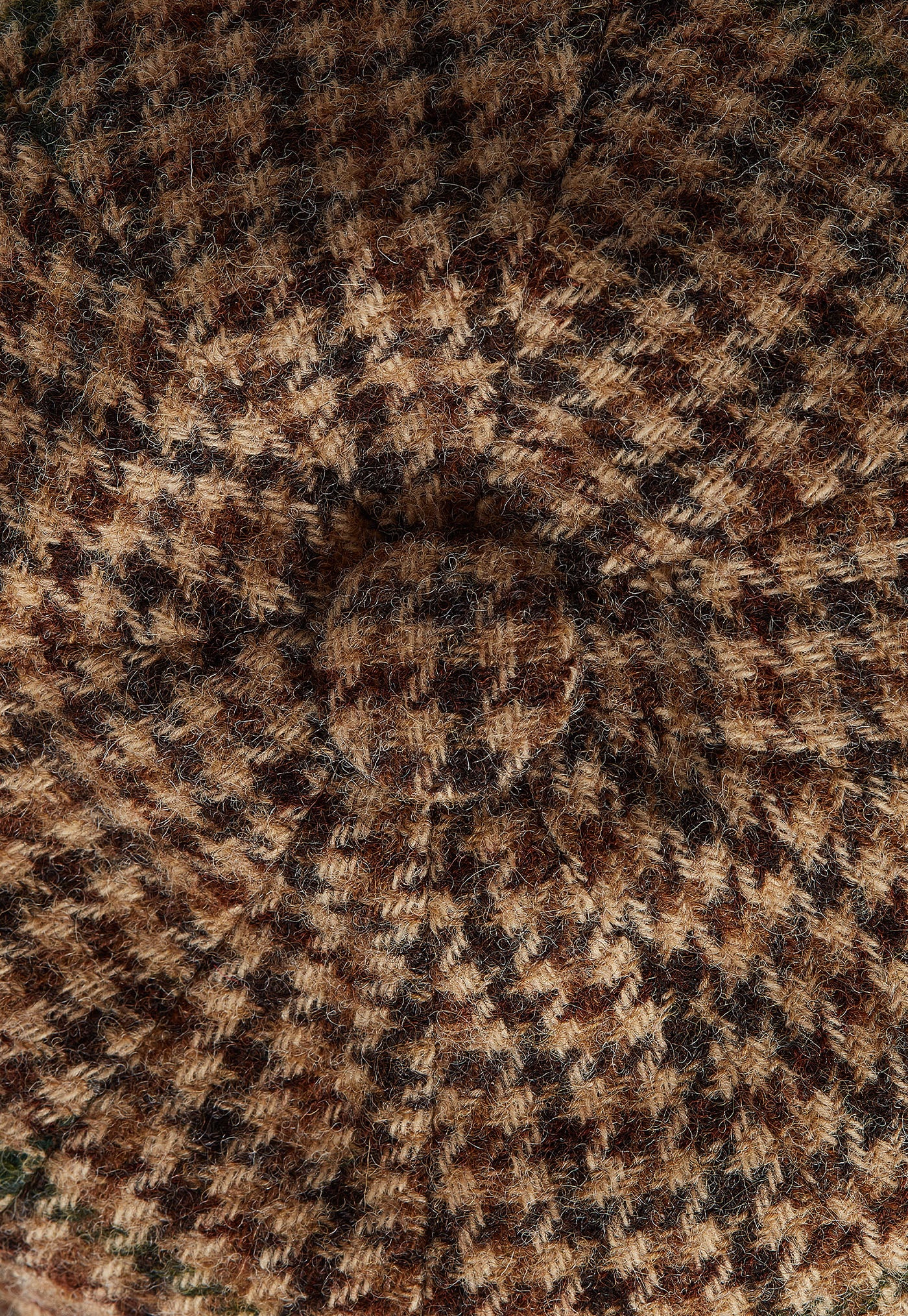 Baker Boy Tweed Cap - Hailes Green Tweed