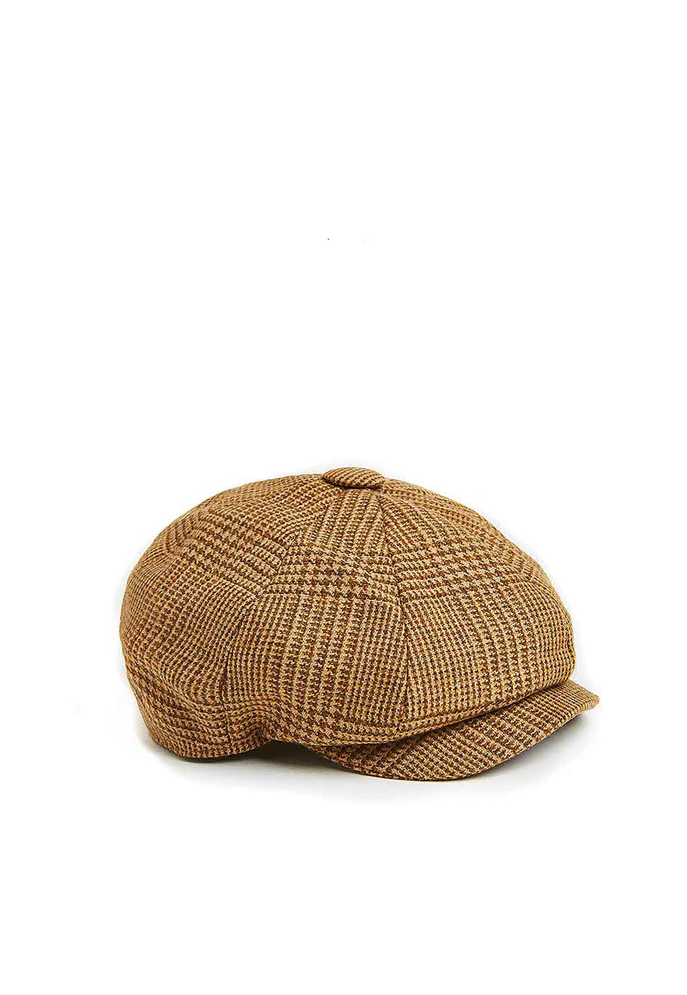 Baker Boy Tweed Cap - Tawny