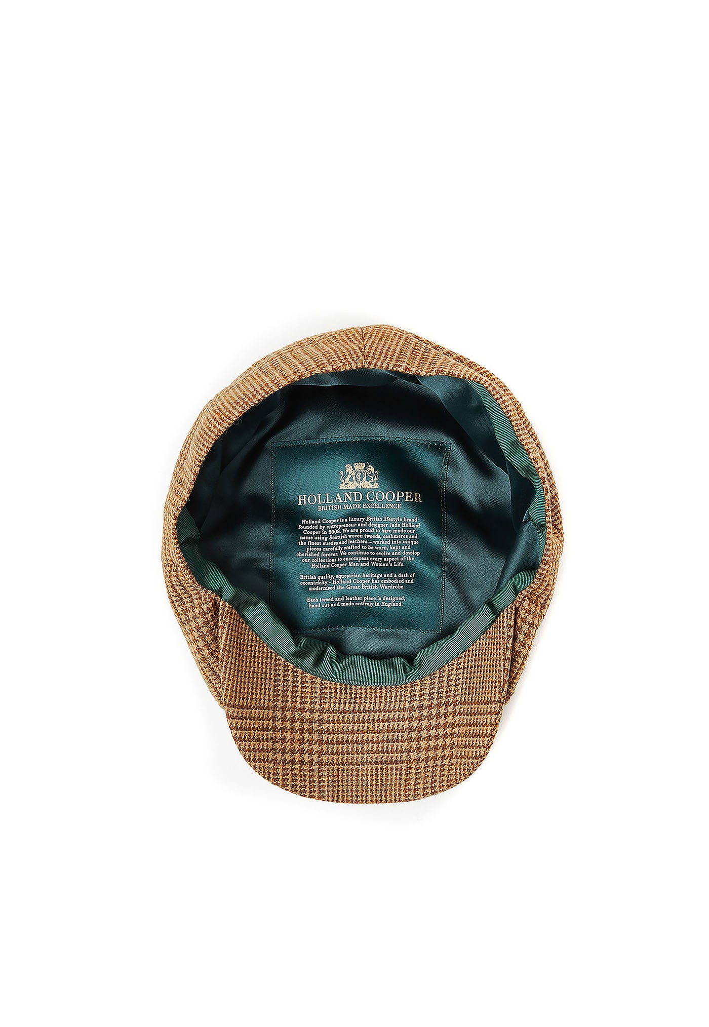 Baker Boy Tweed Cap - Tawny