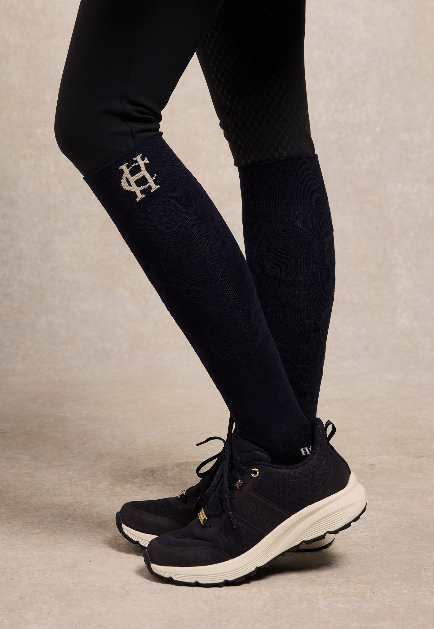 Burghley Waterproof Trainer - Ink Navy
