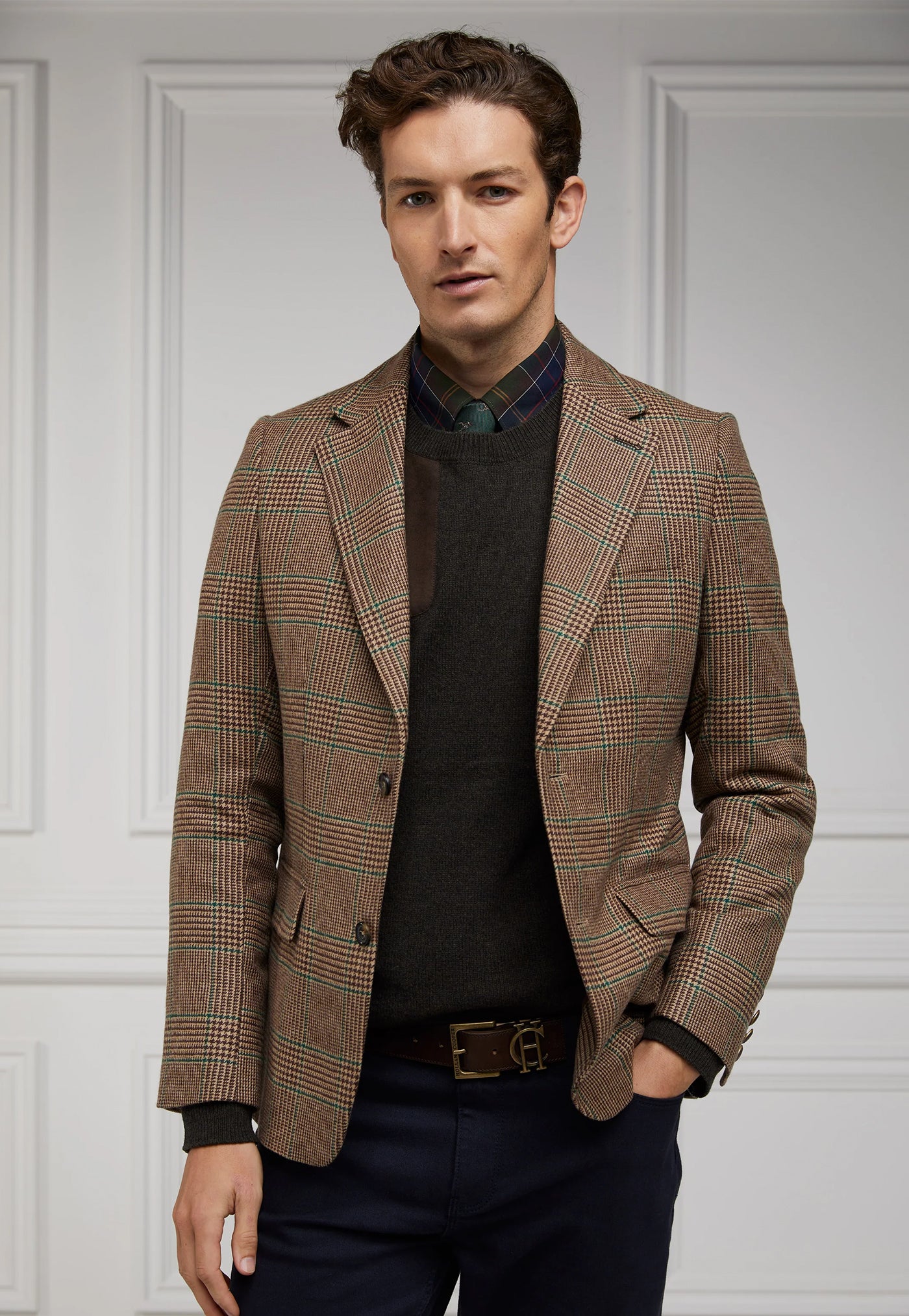 Country Crew Neck Knit - Moss