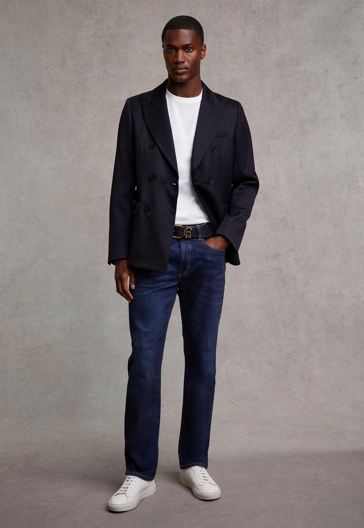 Mens Classic Straight Jean - Washed Indigo