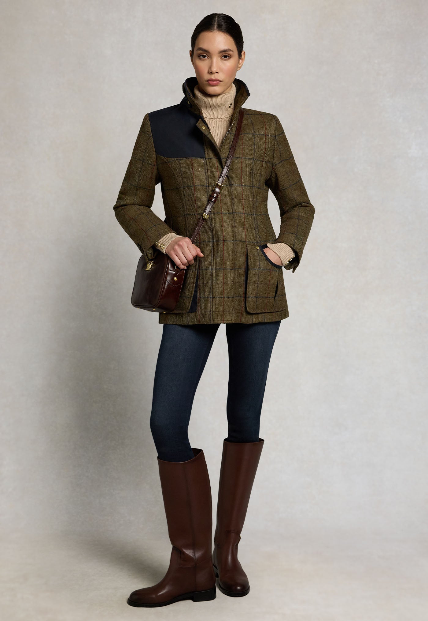 Country Classic Jacket - Glen Green Check