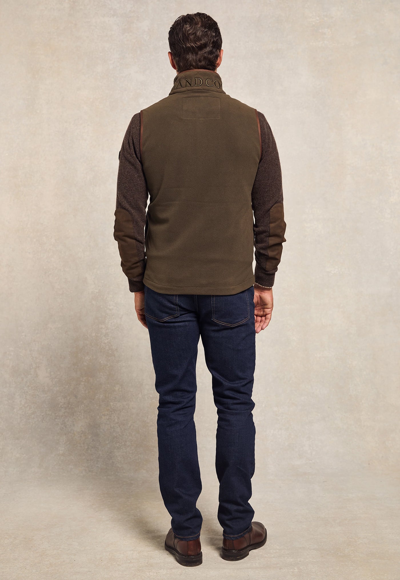 Country Fleece Gilet - Khaki