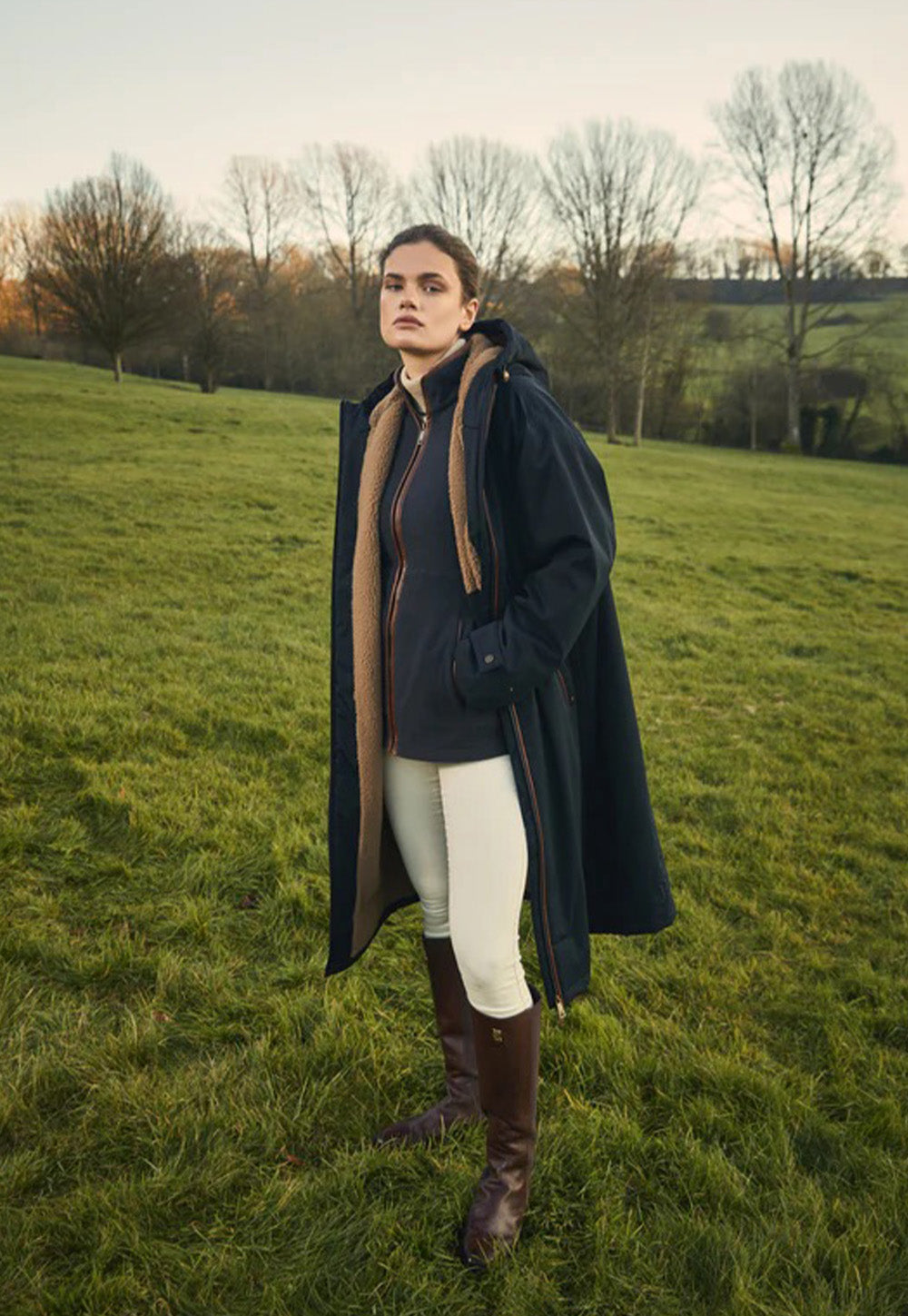 Country Longline Fleece - Ink Navy