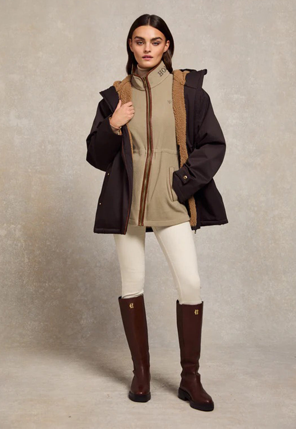 Country Longline Fleece - Sage