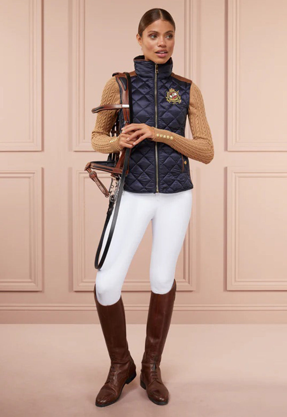 Diamond Quilt Classic Gilet - Ink Navy