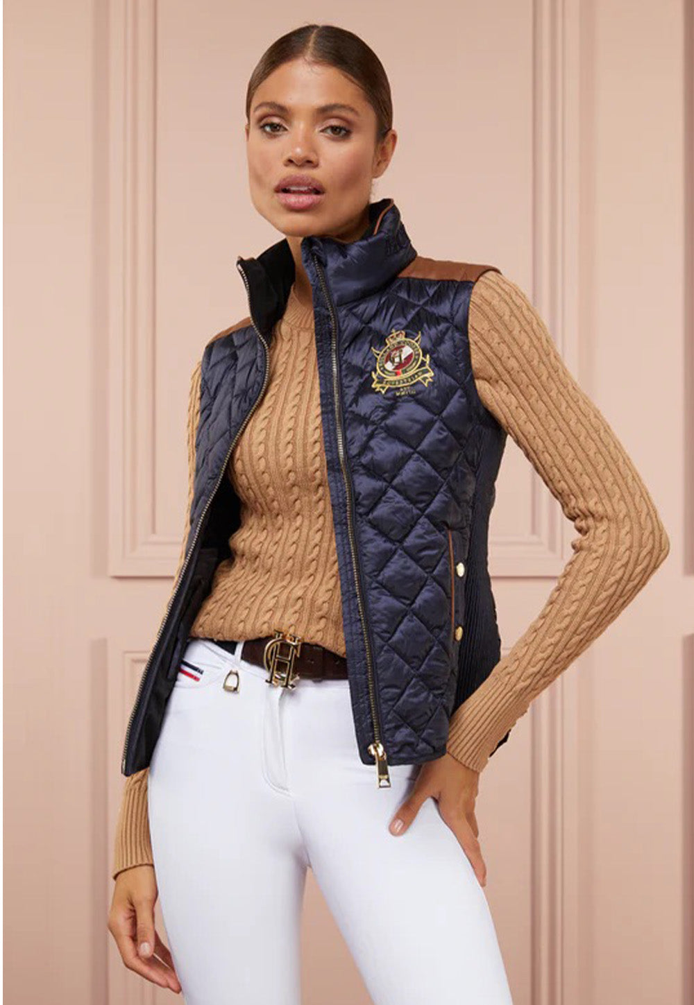 Diamond Quilt Classic Gilet - Ink Navy