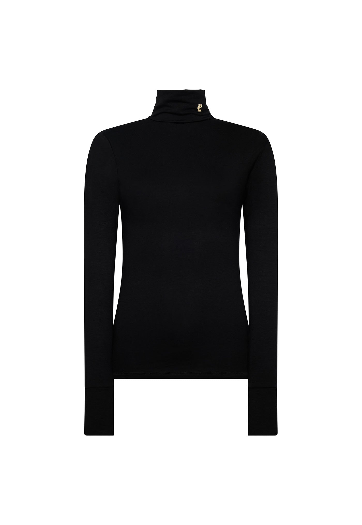 Essential Roll Neck - Black