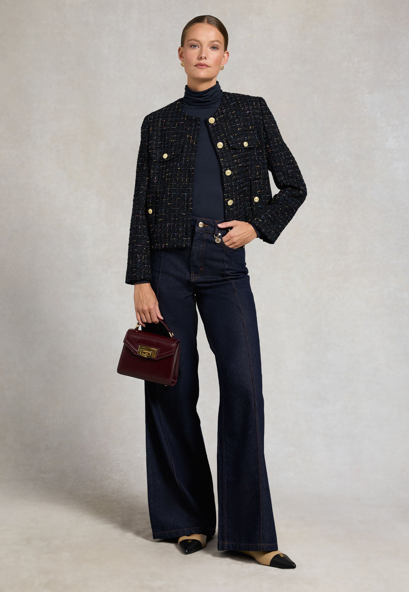 Essential Roll Neck - Ink Navy