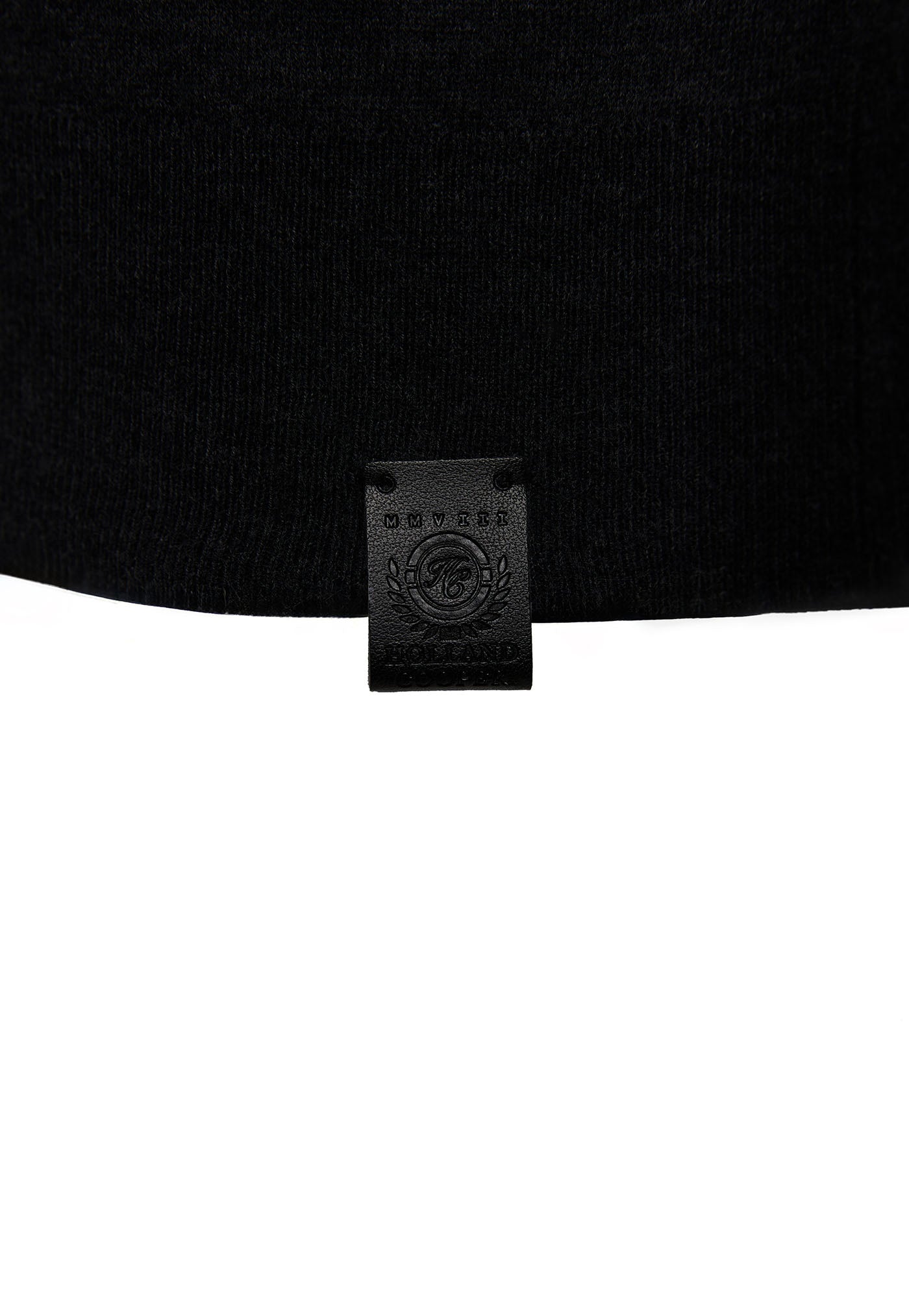 Fine Roll Neck Knit - Black