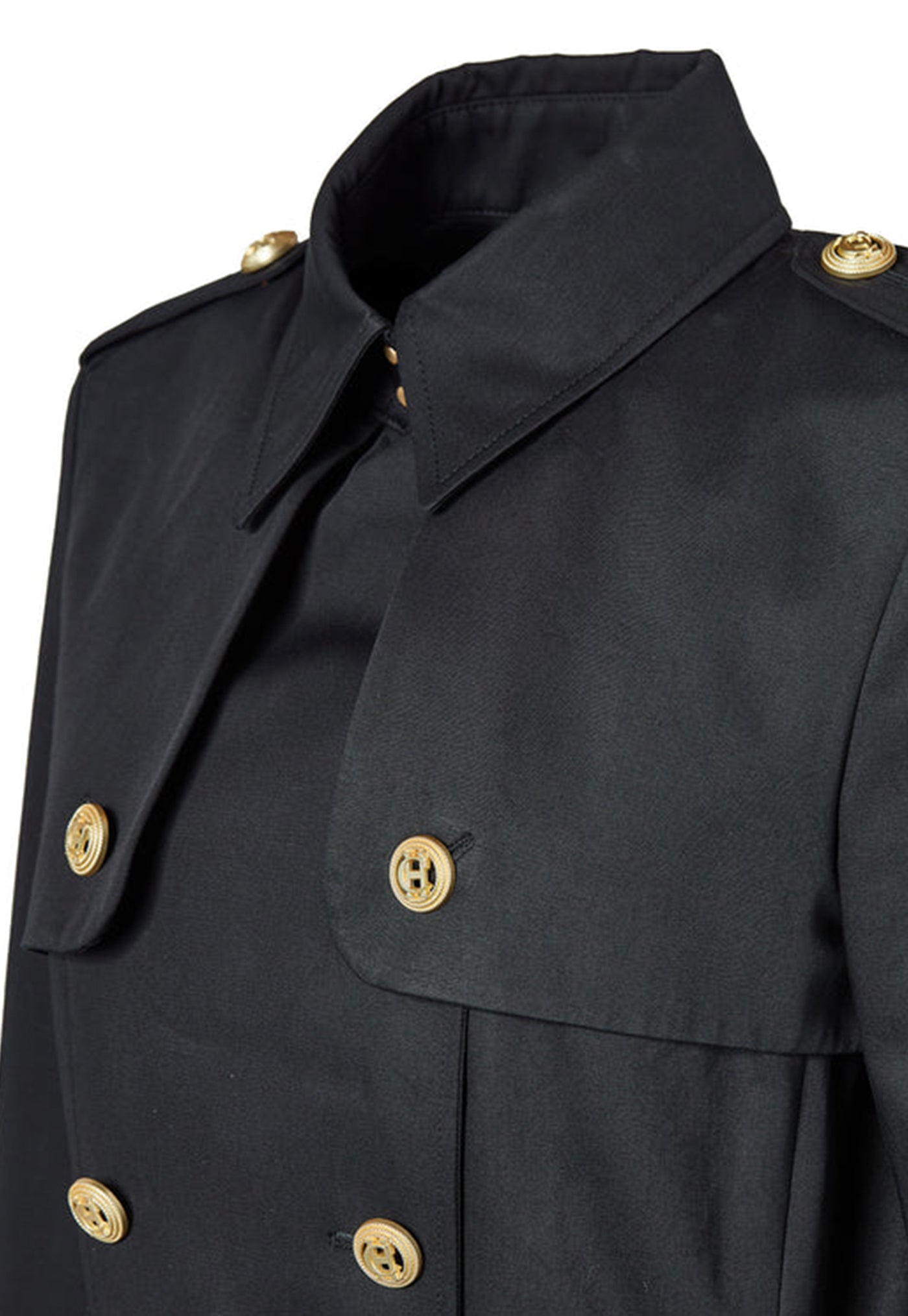 Gatcombe Full Length Trench Coat - Black