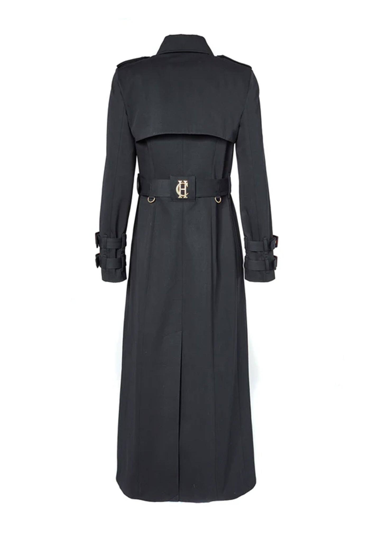 Gatcombe Full Length Trench Coat - Black