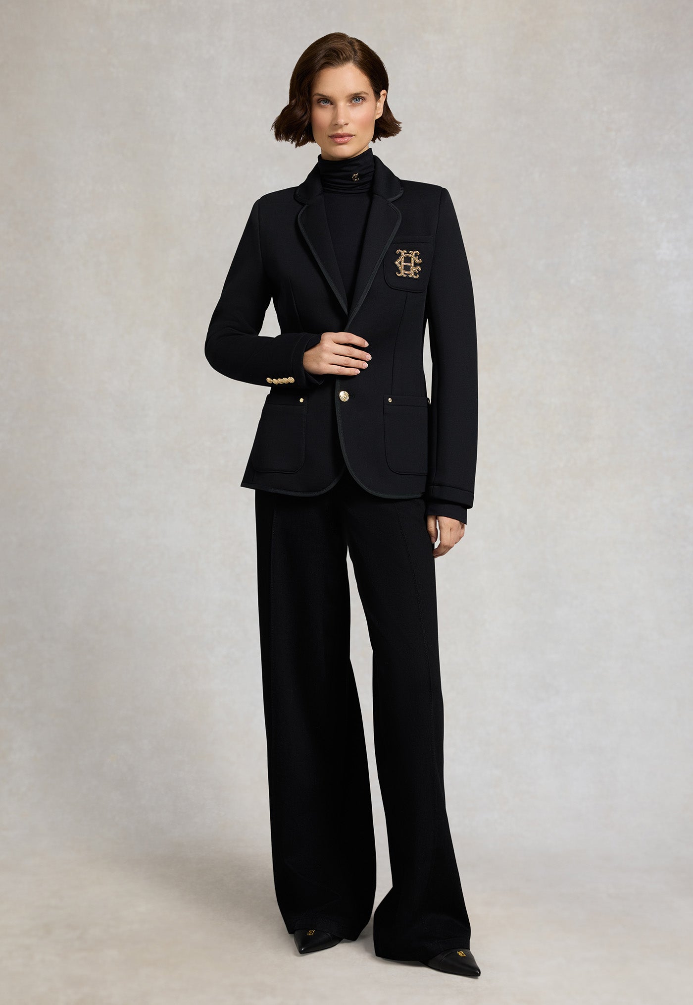 Henley Blazer - Black