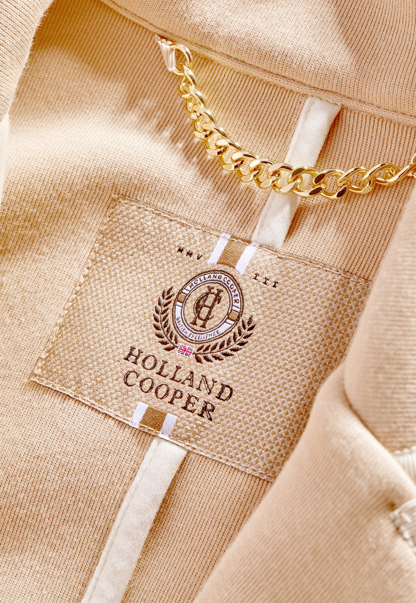 Henley Blazer - Camel