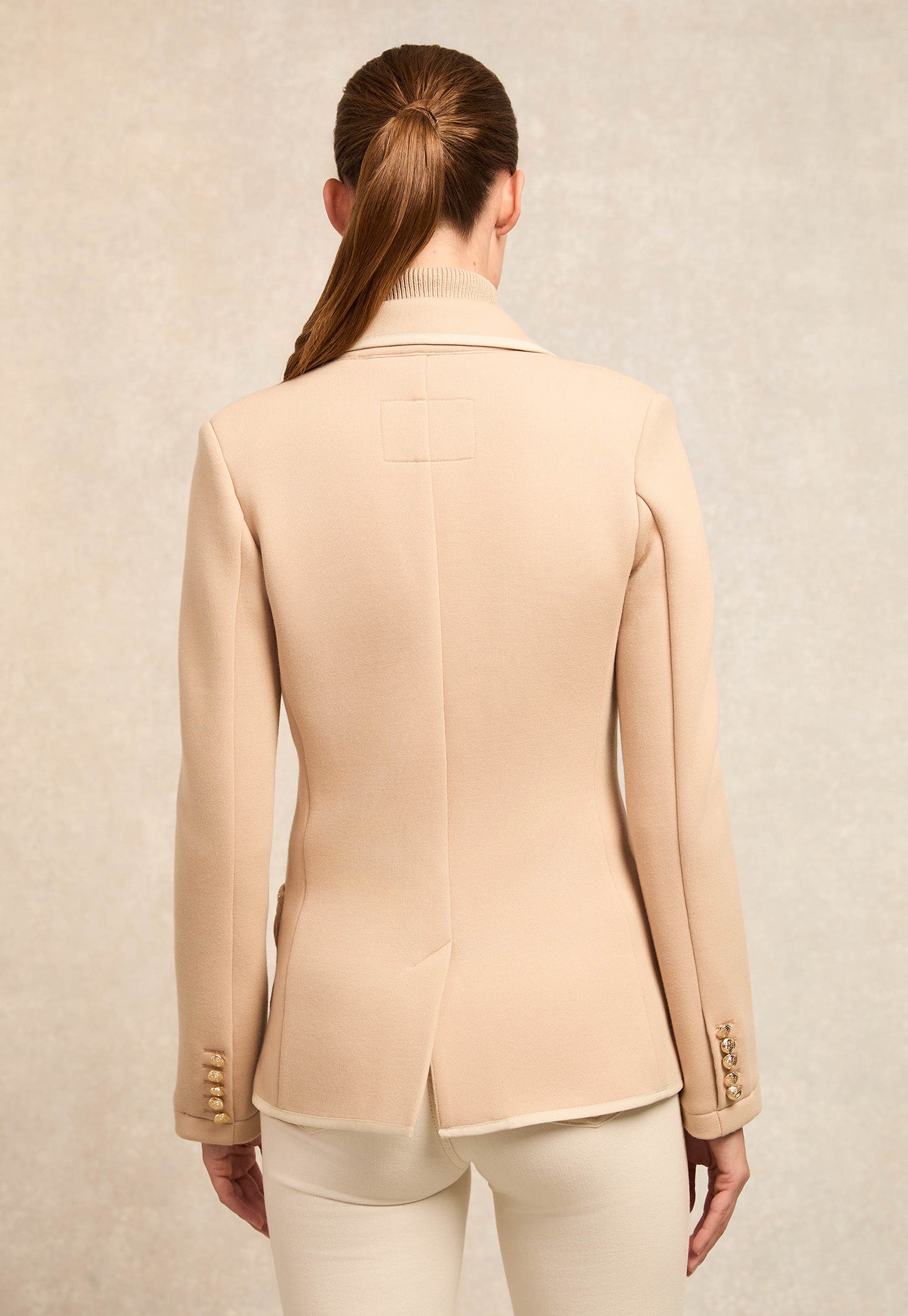 Henley Blazer - Camel