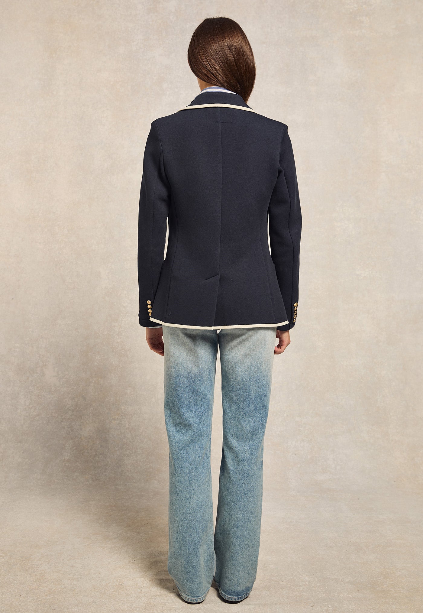 Henley Blazer - Ink Navy