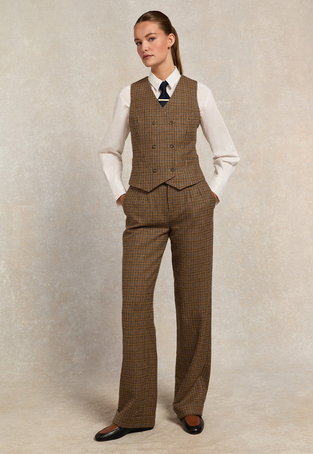Kensington Waistcoat - Abbot Check Tweed