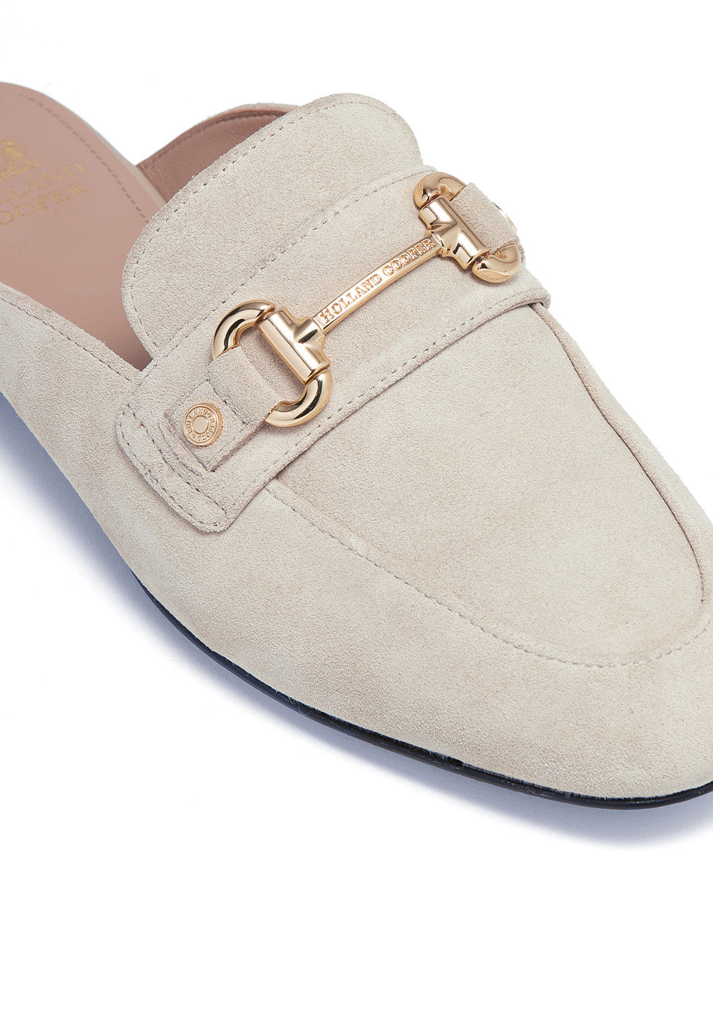 Kingston Horse Bit Loafer - Taupe Suede