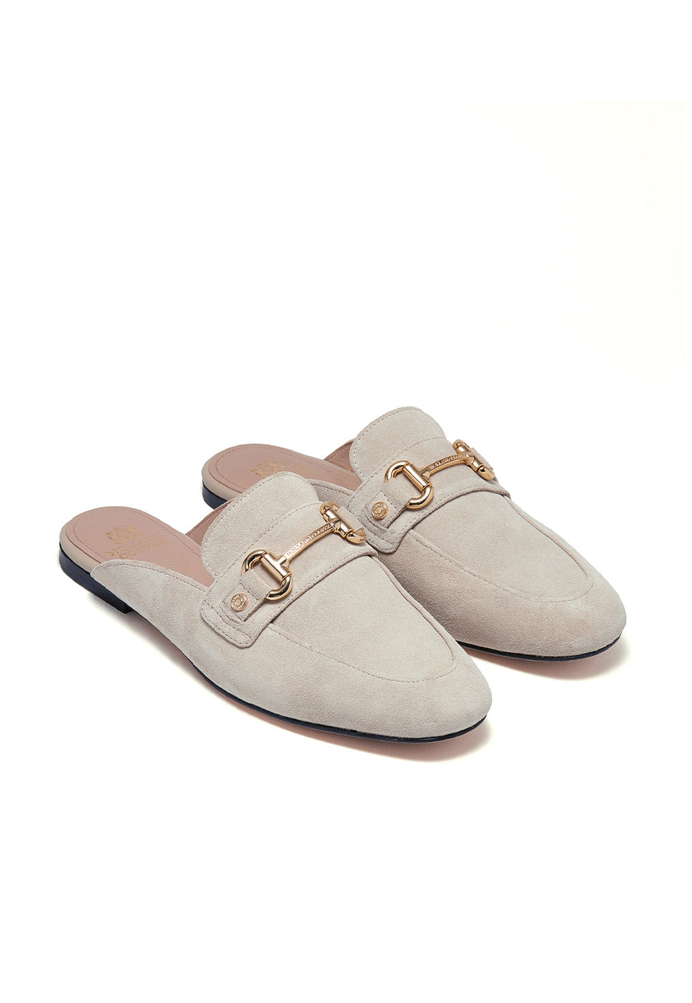 Kingston Horse Bit Loafer - Taupe Suede