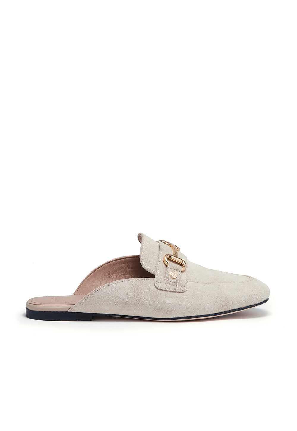 Kingston Horse Bit Loafer - Taupe Suede