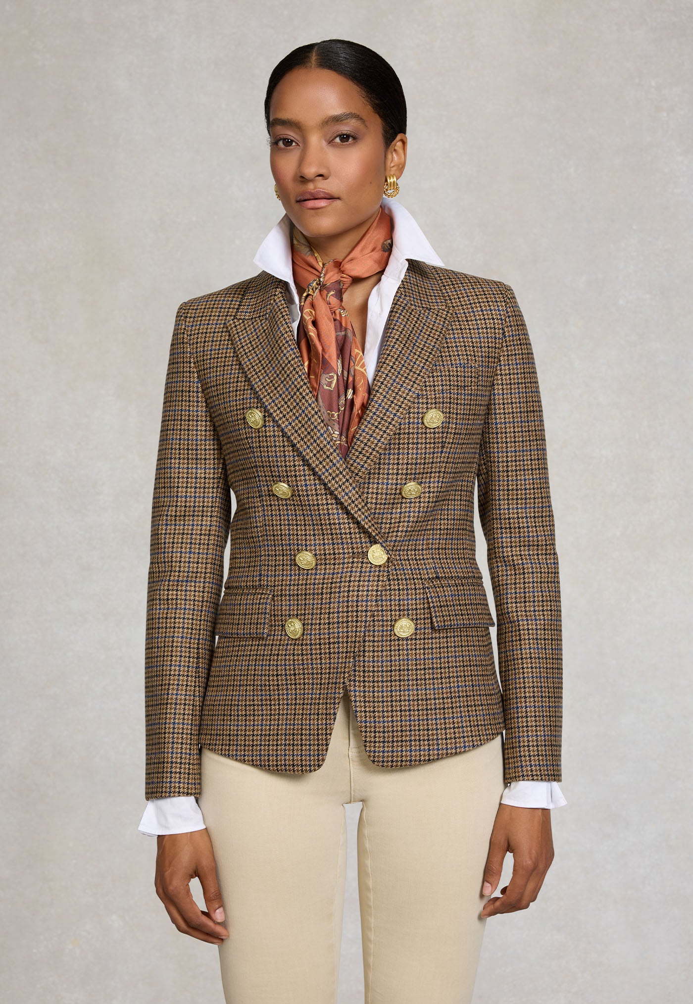 Knightsbridge Blazer - Abbot Check Tweed