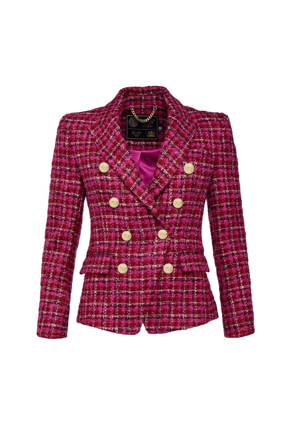 Knightsbridge Blazer - Cerise Boucle