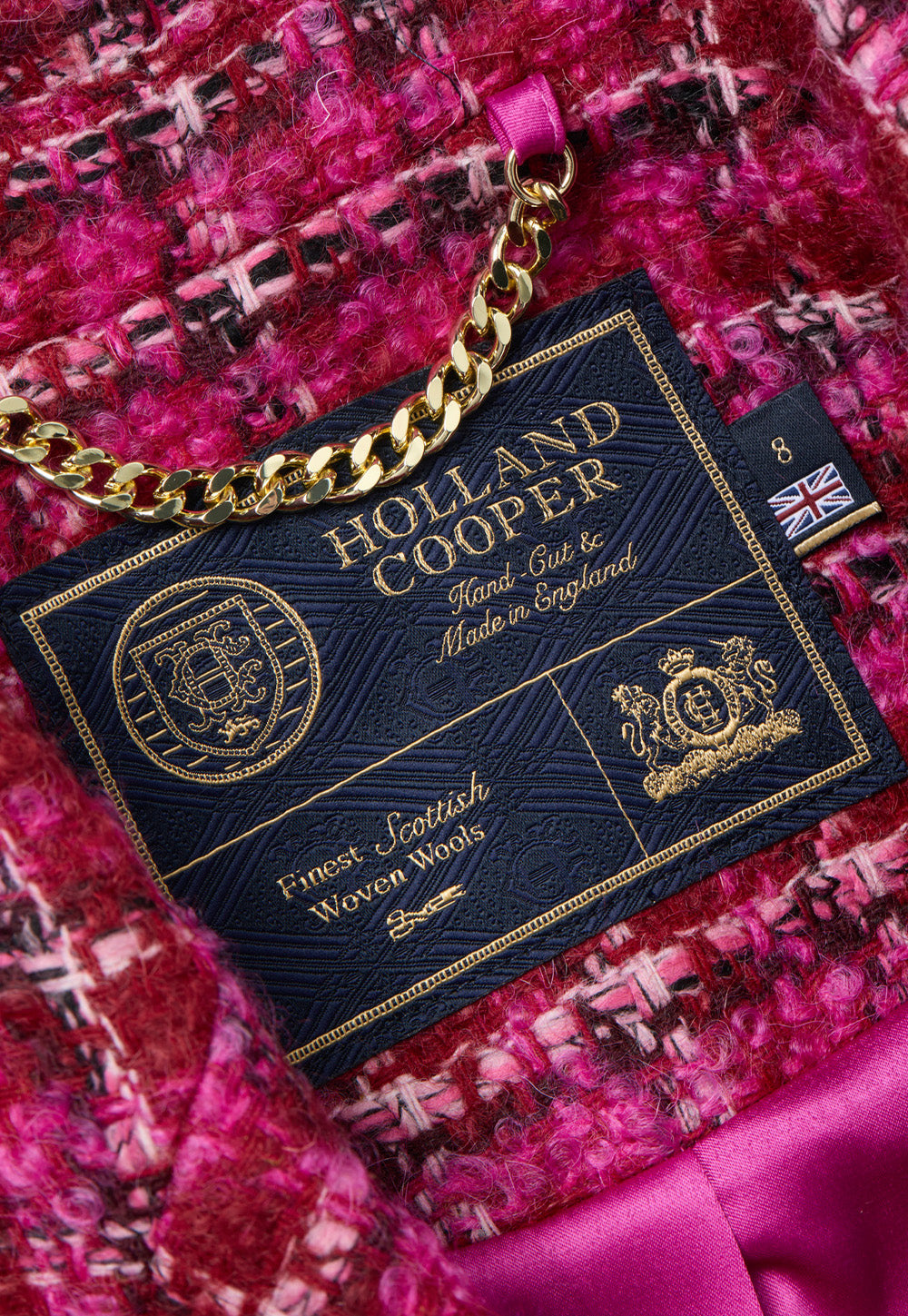 Knightsbridge Blazer - Cerise Boucle