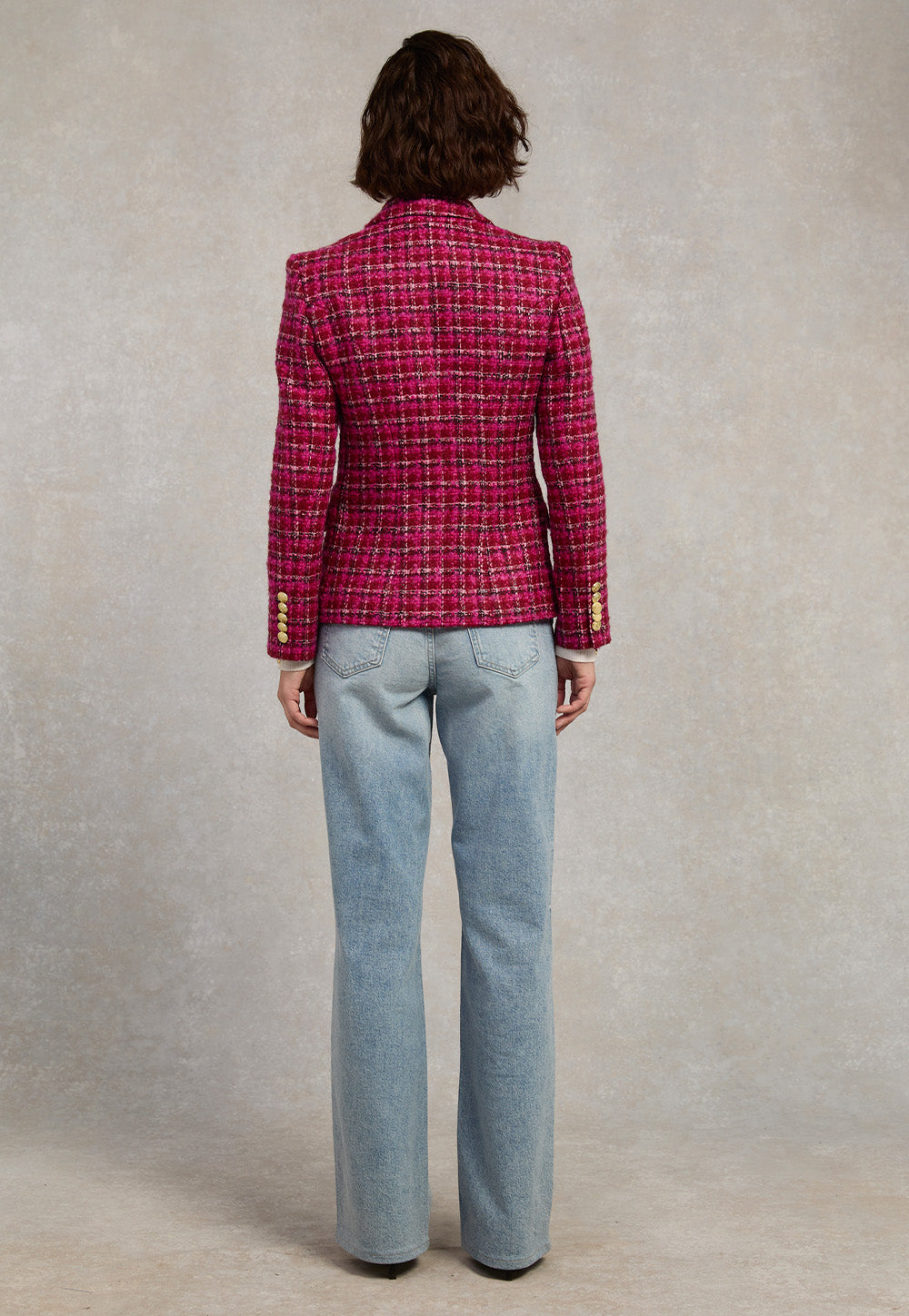 Knightsbridge Blazer - Cerise Boucle