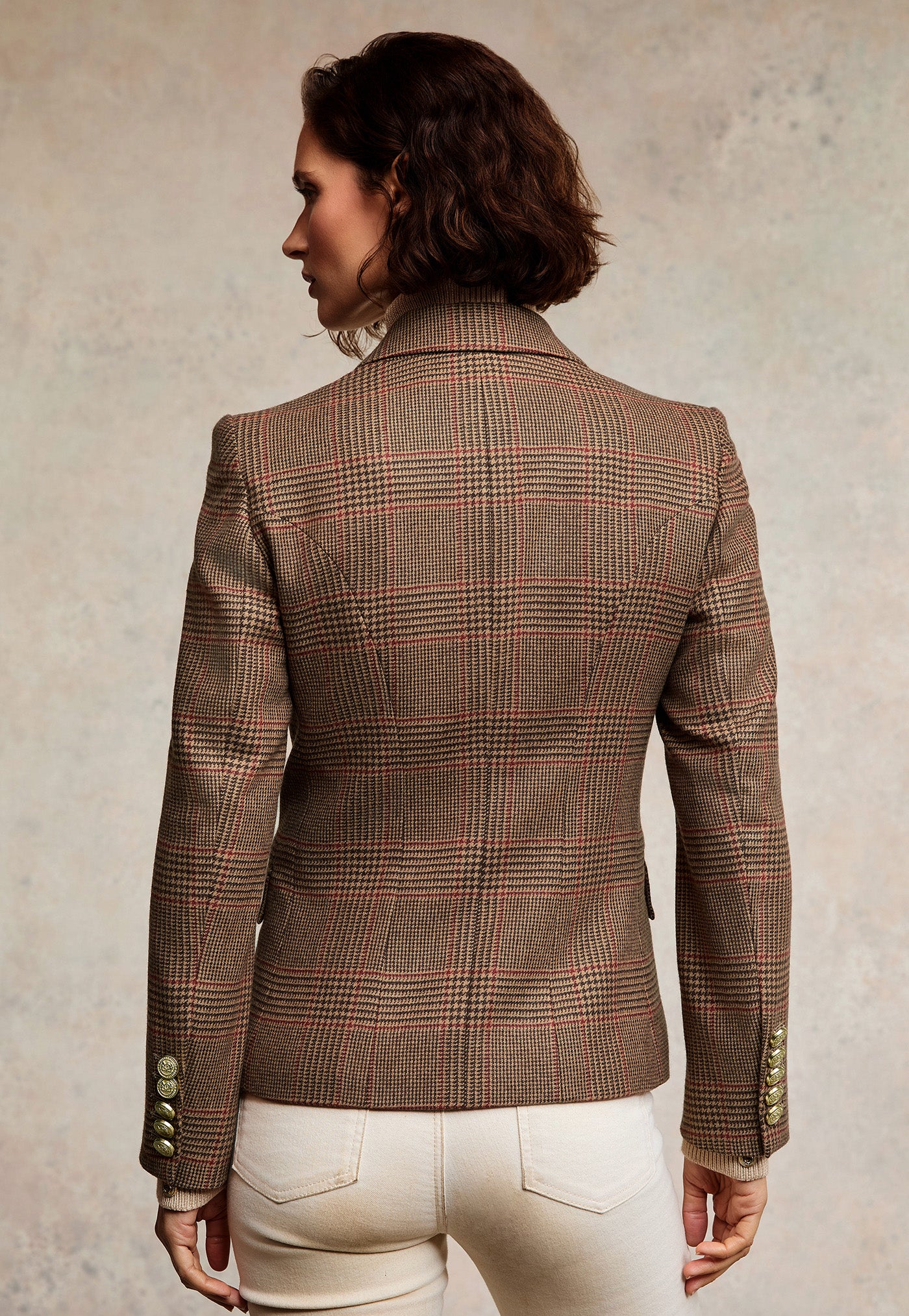 Knightsbridge Blazer - Clarence Check Merlot
