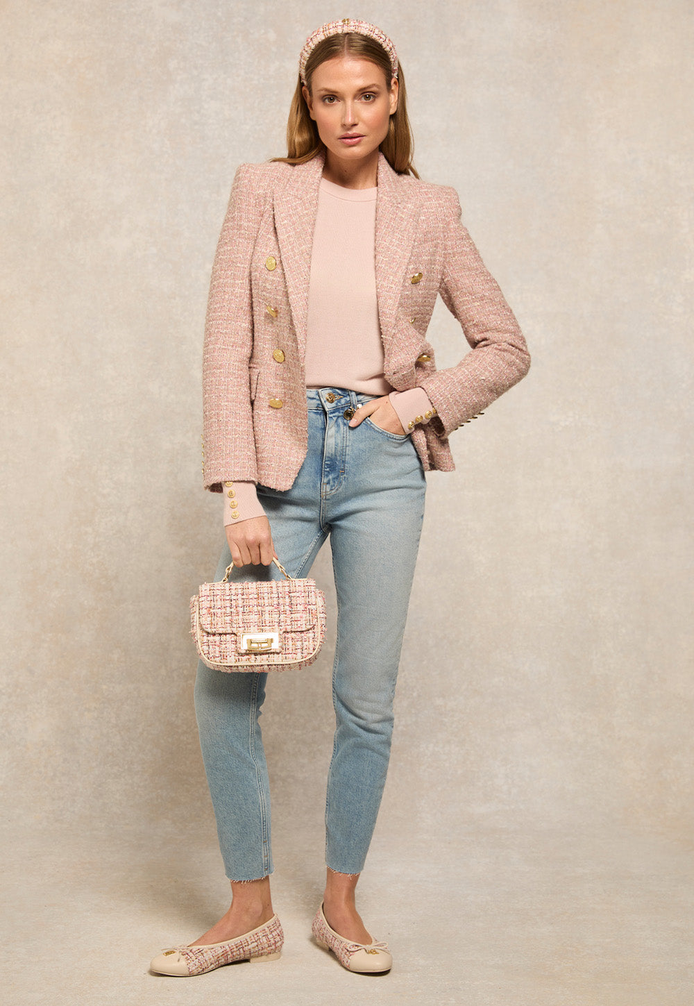 Knightsbridge Blazer - Dusky Rose