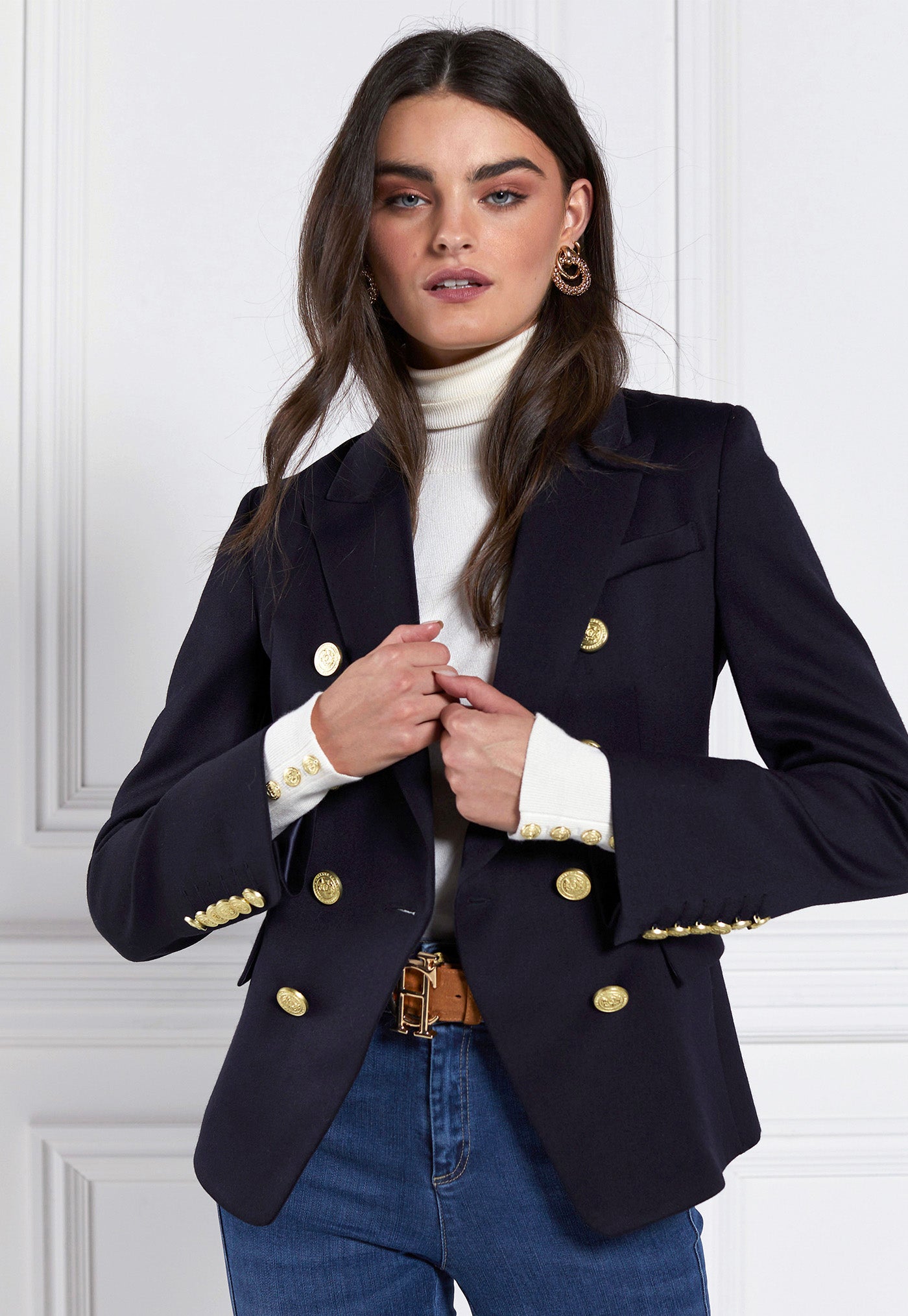 Knightsbridge Blazer - Navy Barathea sold by Angel Divine