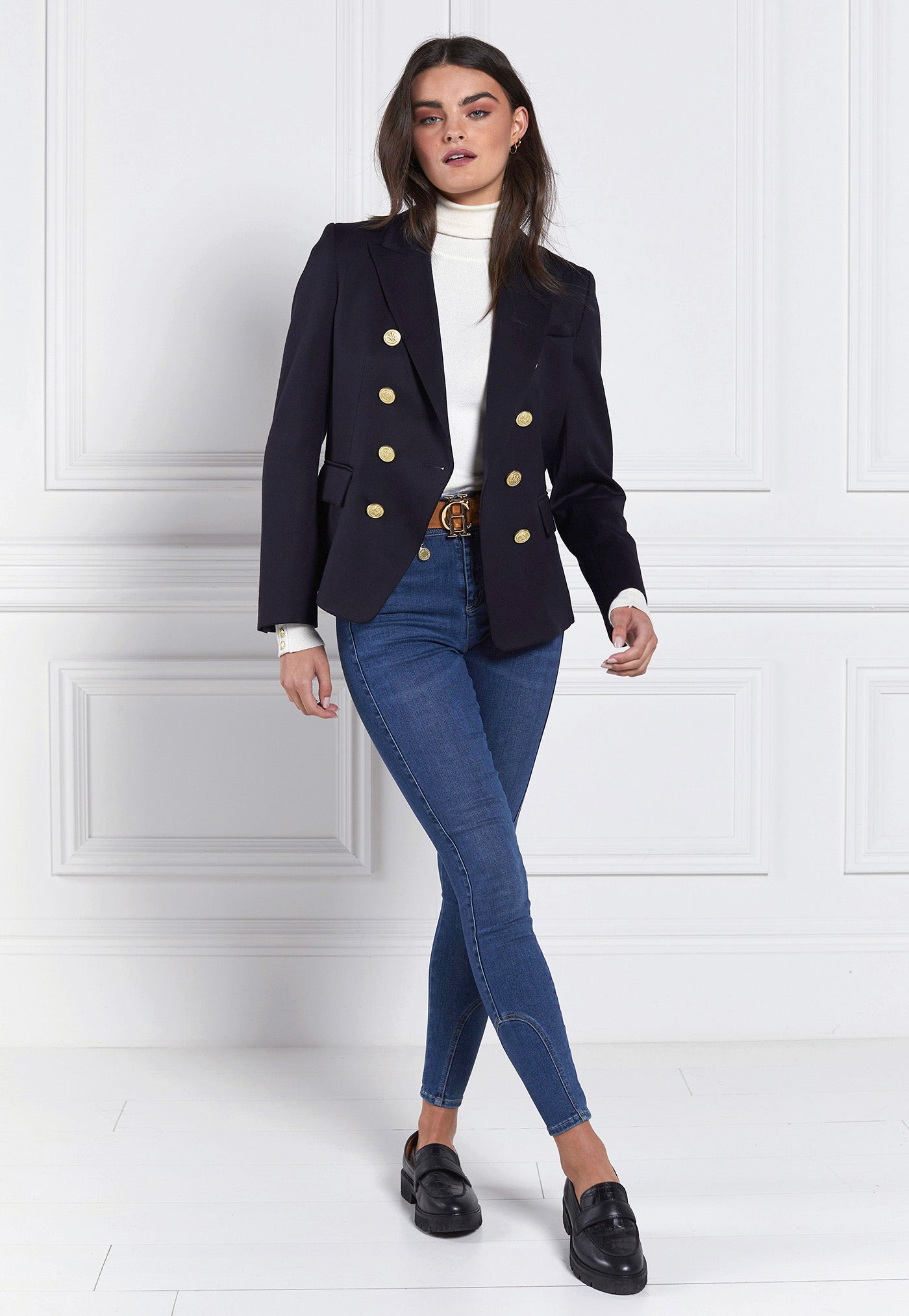 Knightsbridge Blazer - Navy Barathea sold by Angel Divine