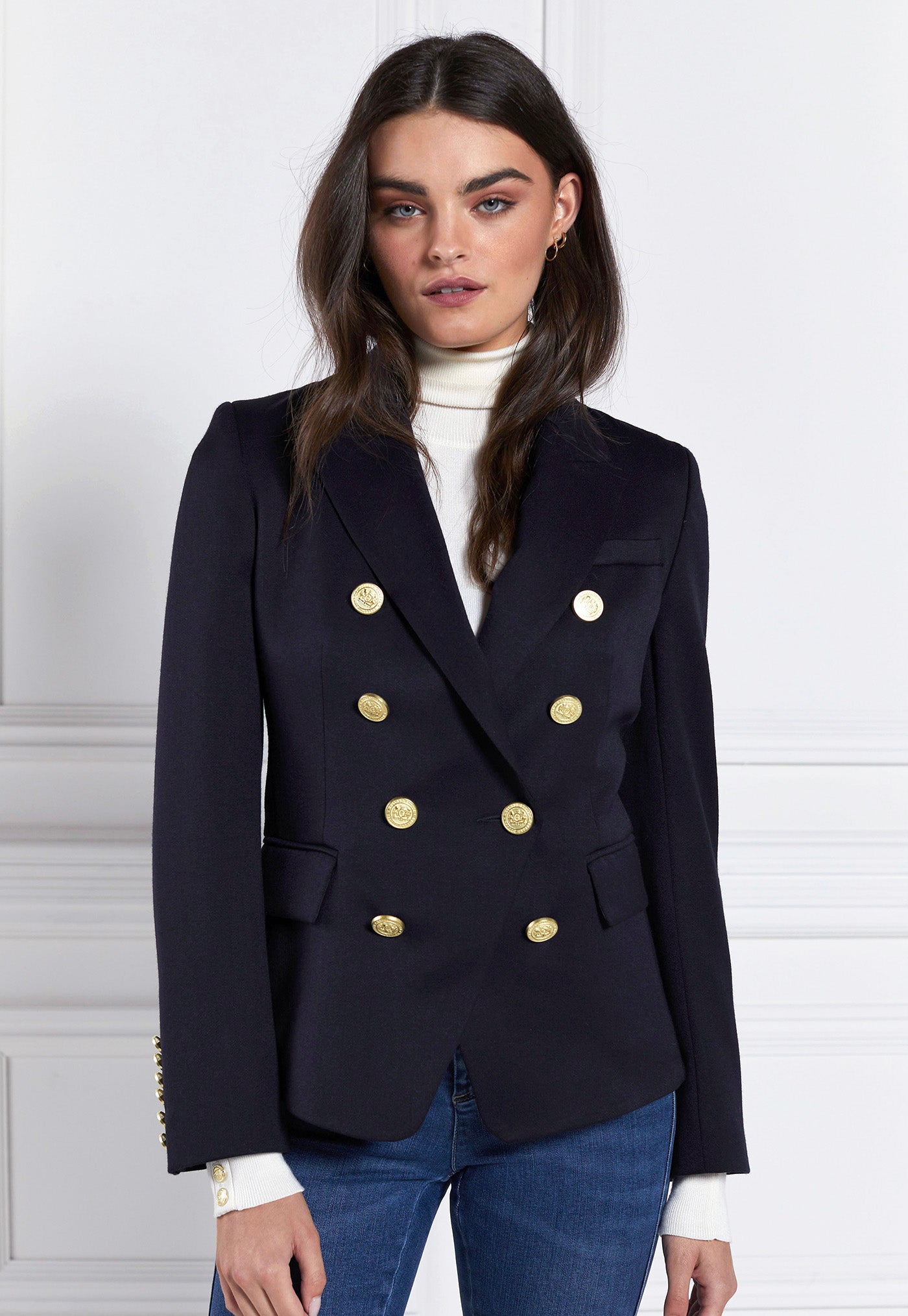 Knightsbridge Blazer - Navy Barathea sold by Angel Divine