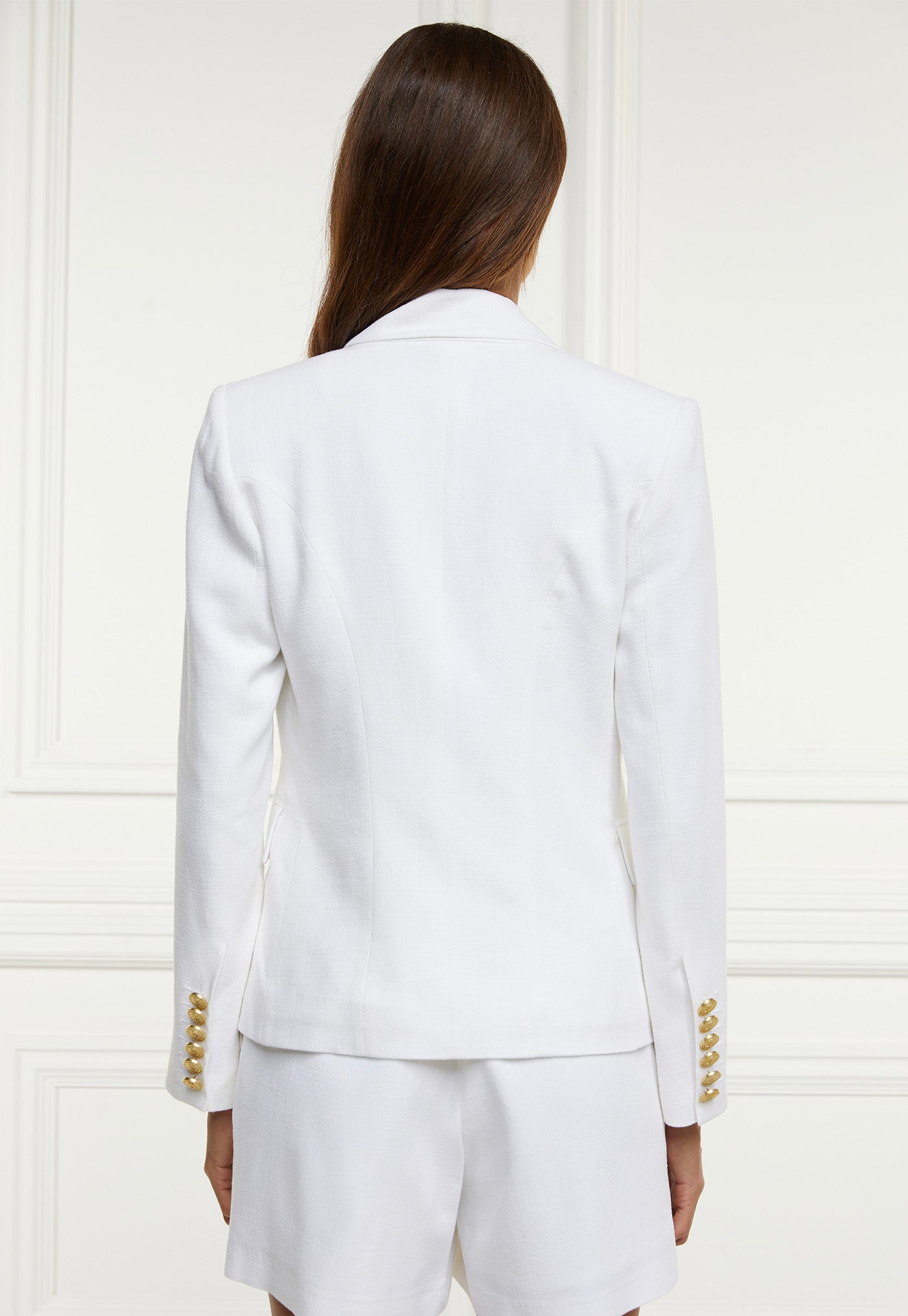 Knightsbridge Linen Blazer - Oyster sold by Angel Divine