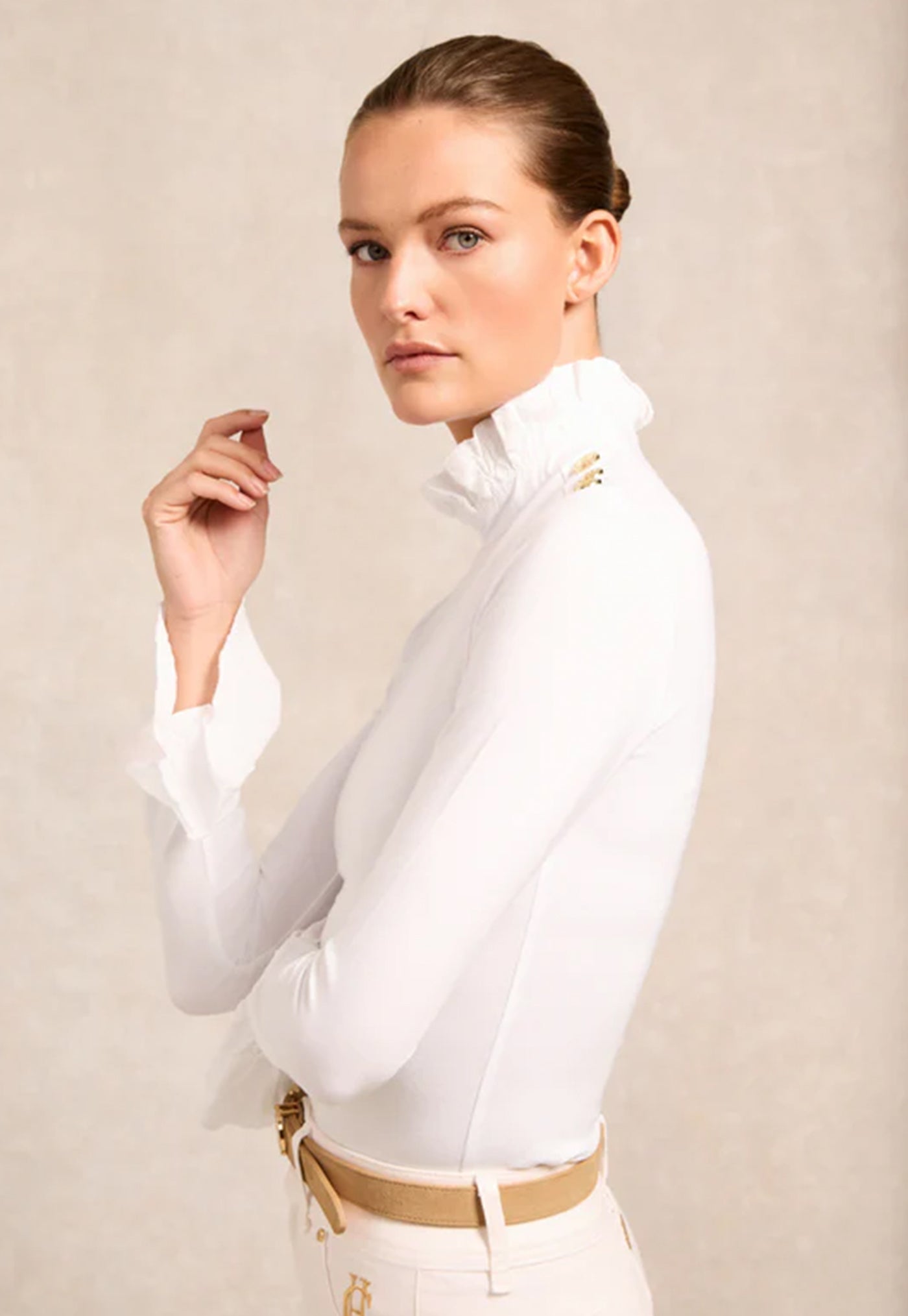 Lilibet Jersey Tee - White