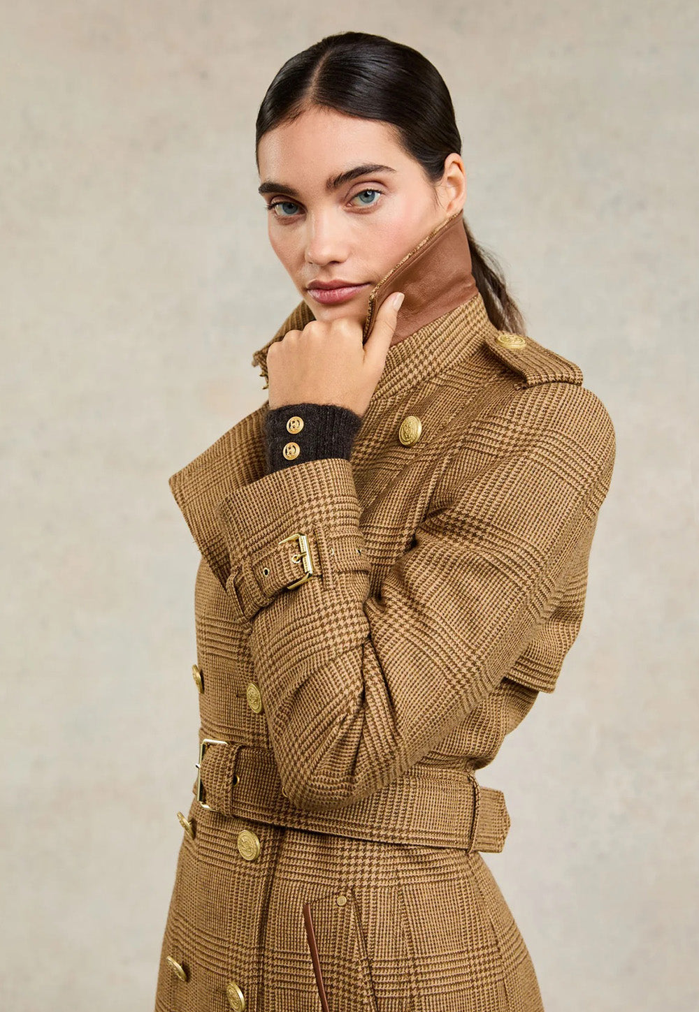 Marlborough Trench Coat Full Length - Tawny