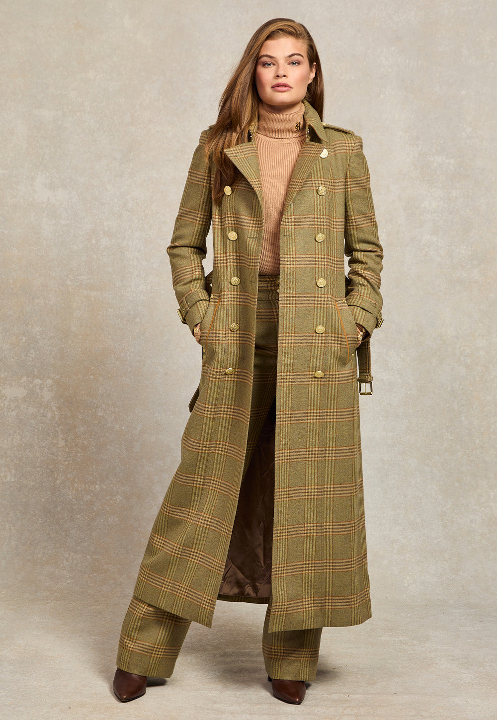 Marlborough Trench Coat Full Length - Leveret