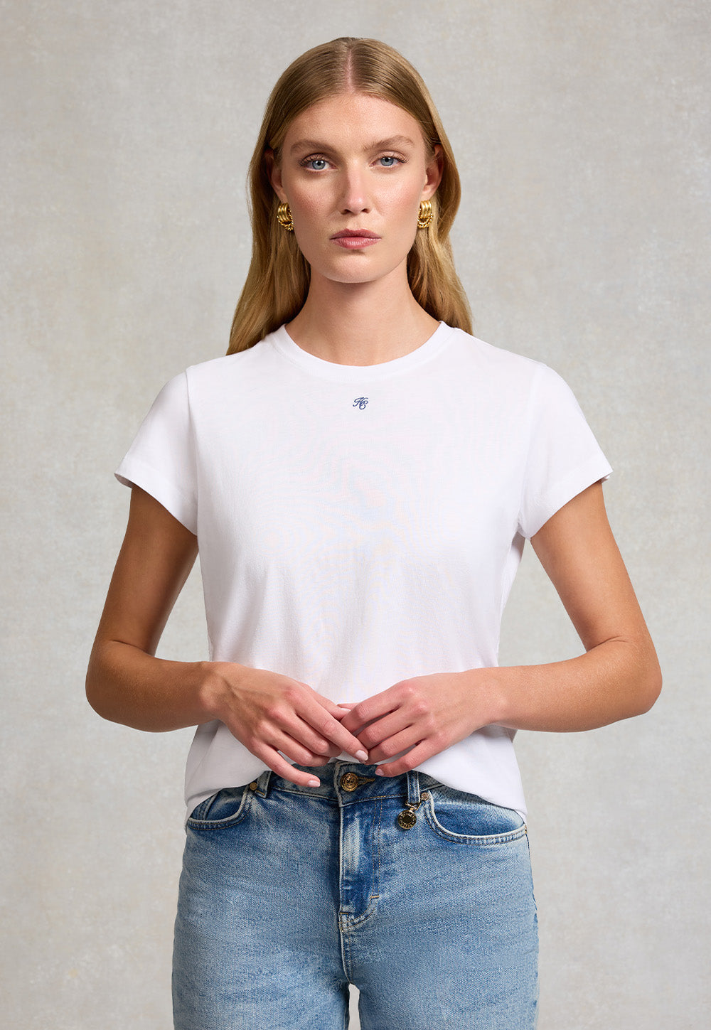 Monogram Tee - White