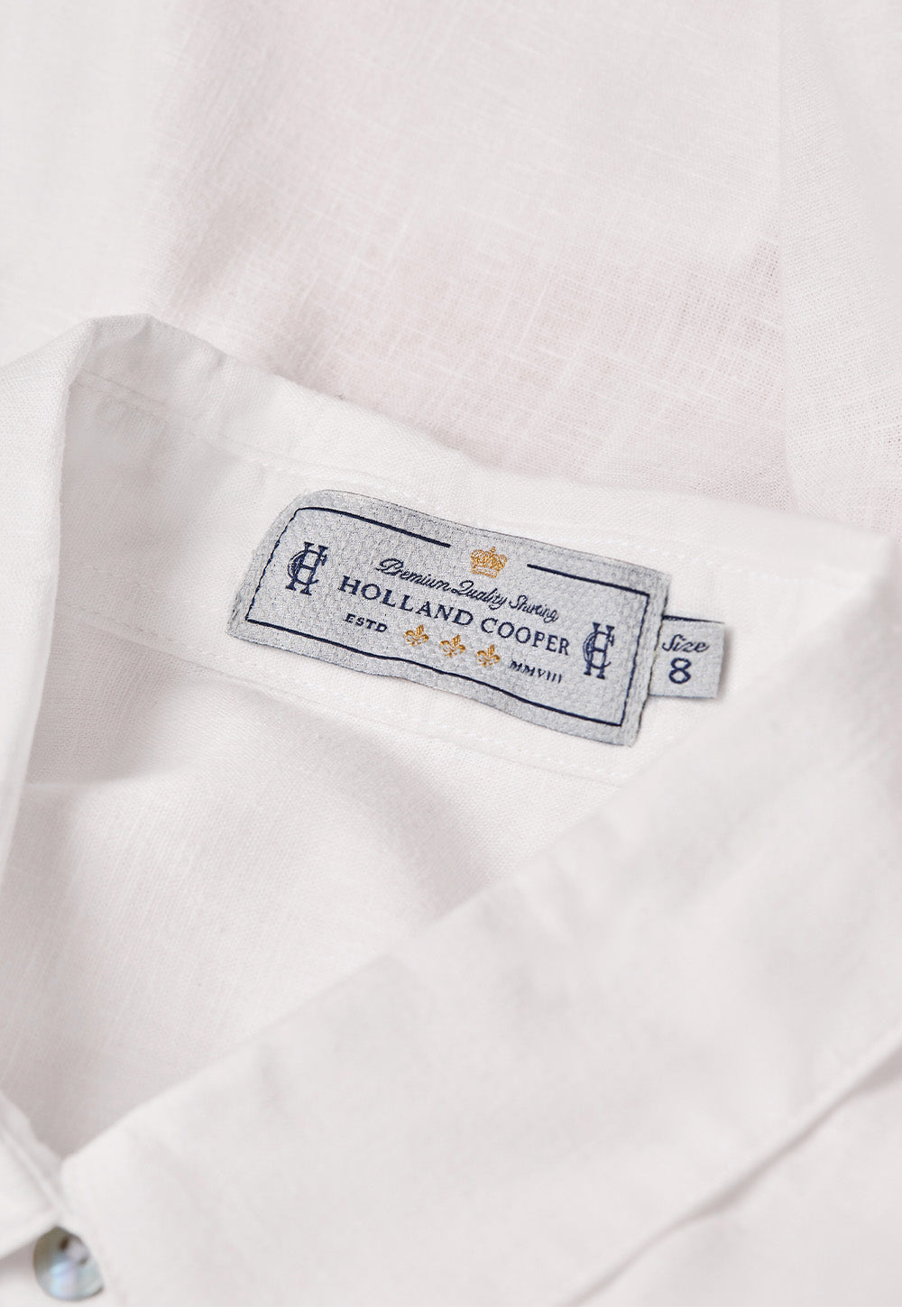 Relaxed Fit Linen Shirt - Optic White